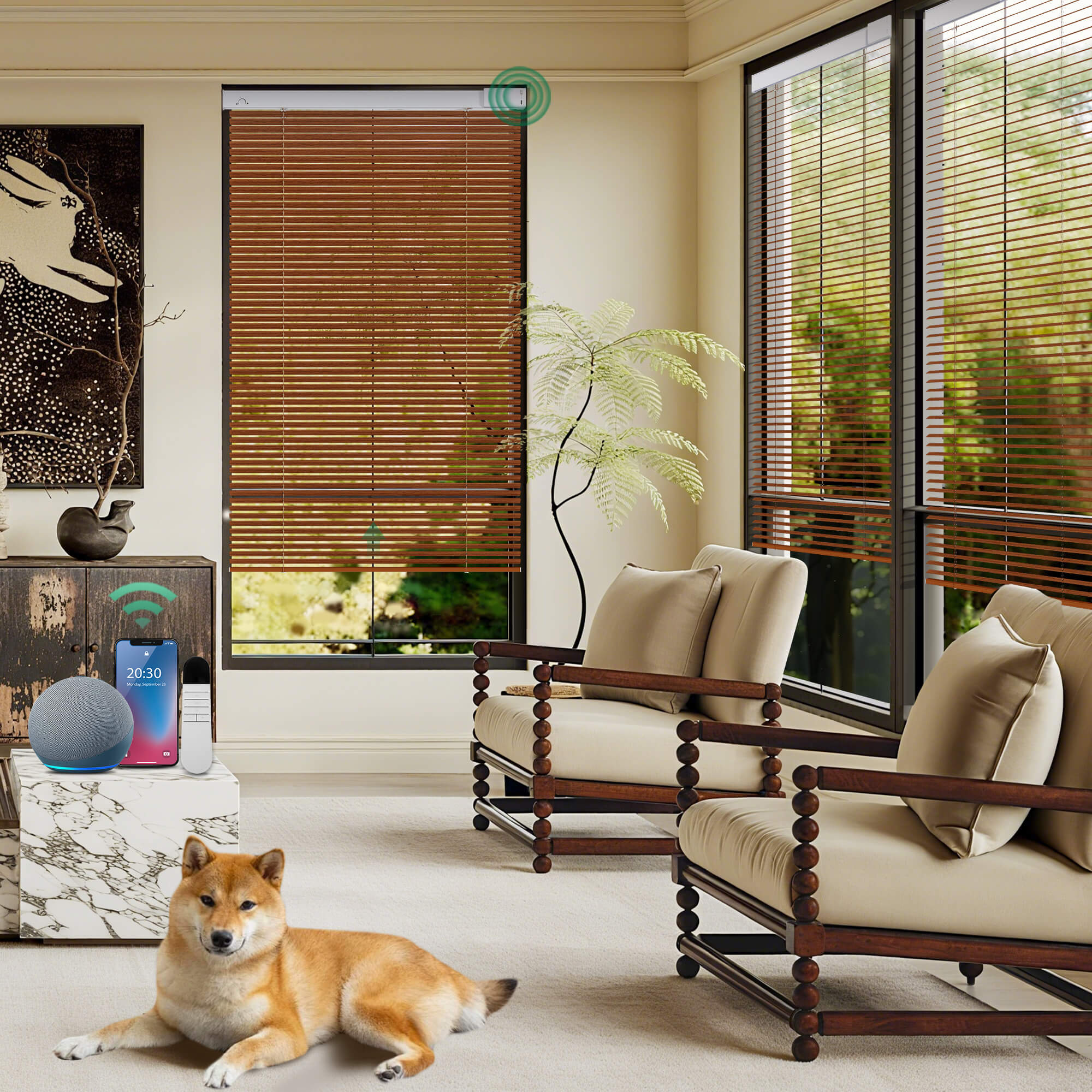 Allesin Motorized Aluminum Blinds