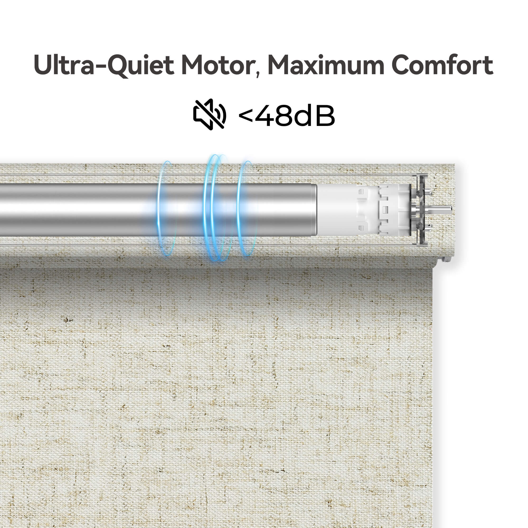 Allesin Prestige Motorized Blackout Roller Shades