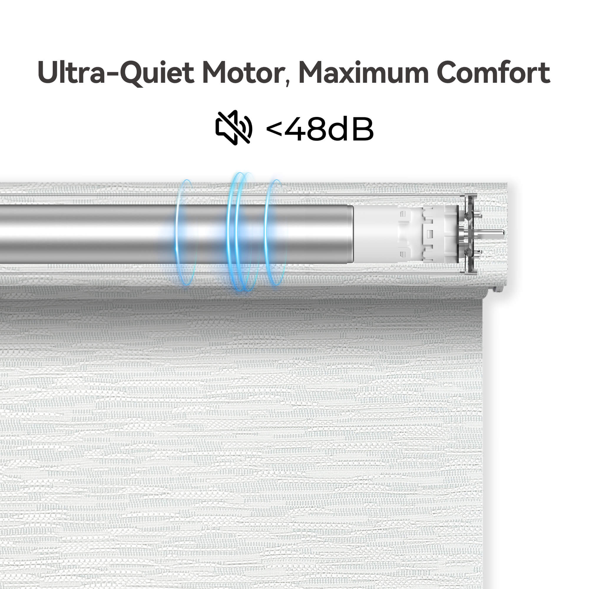 Allesin Prestige Motorized Blackout Roller Shades