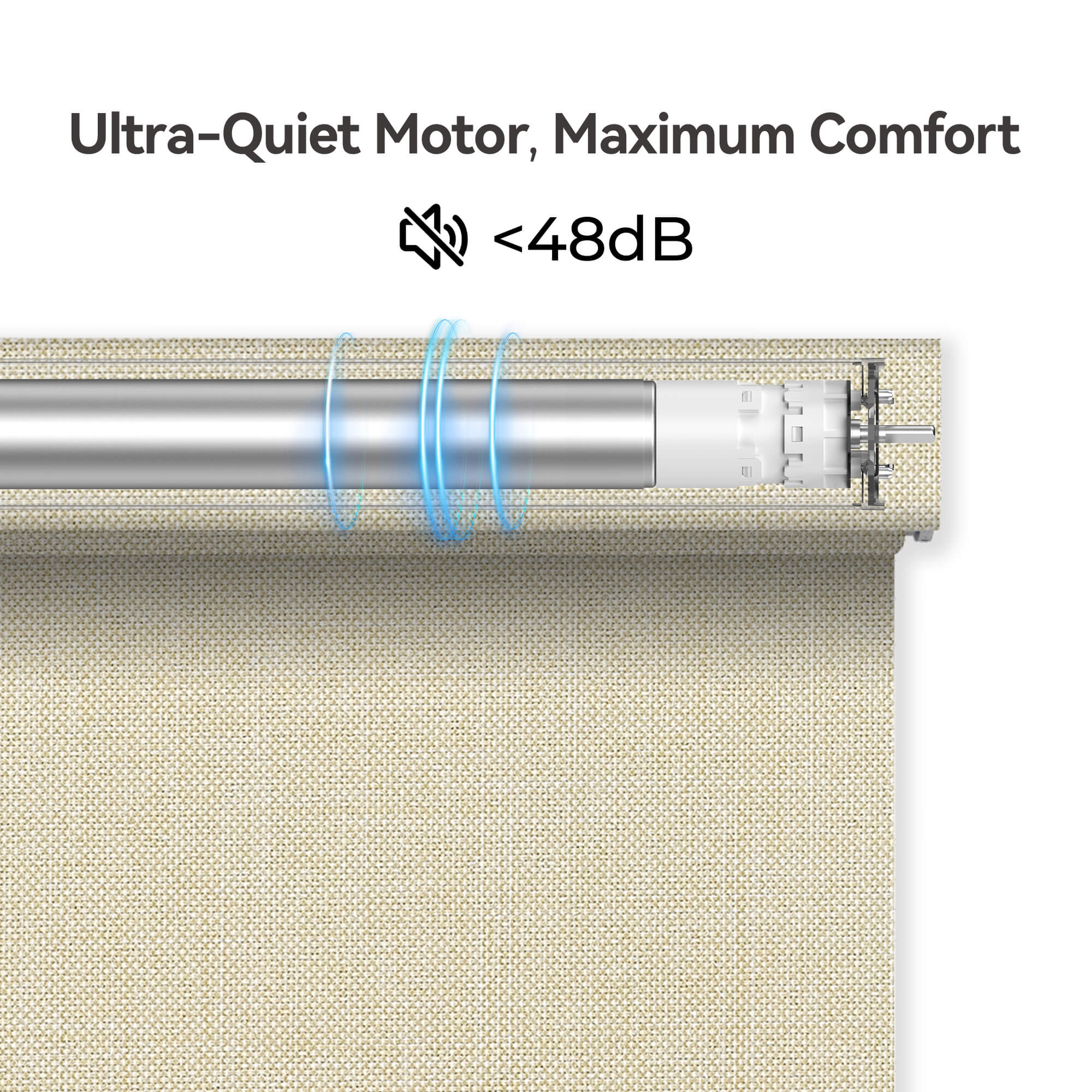 Allesin Prestige Motorized Blackout Roller Shades