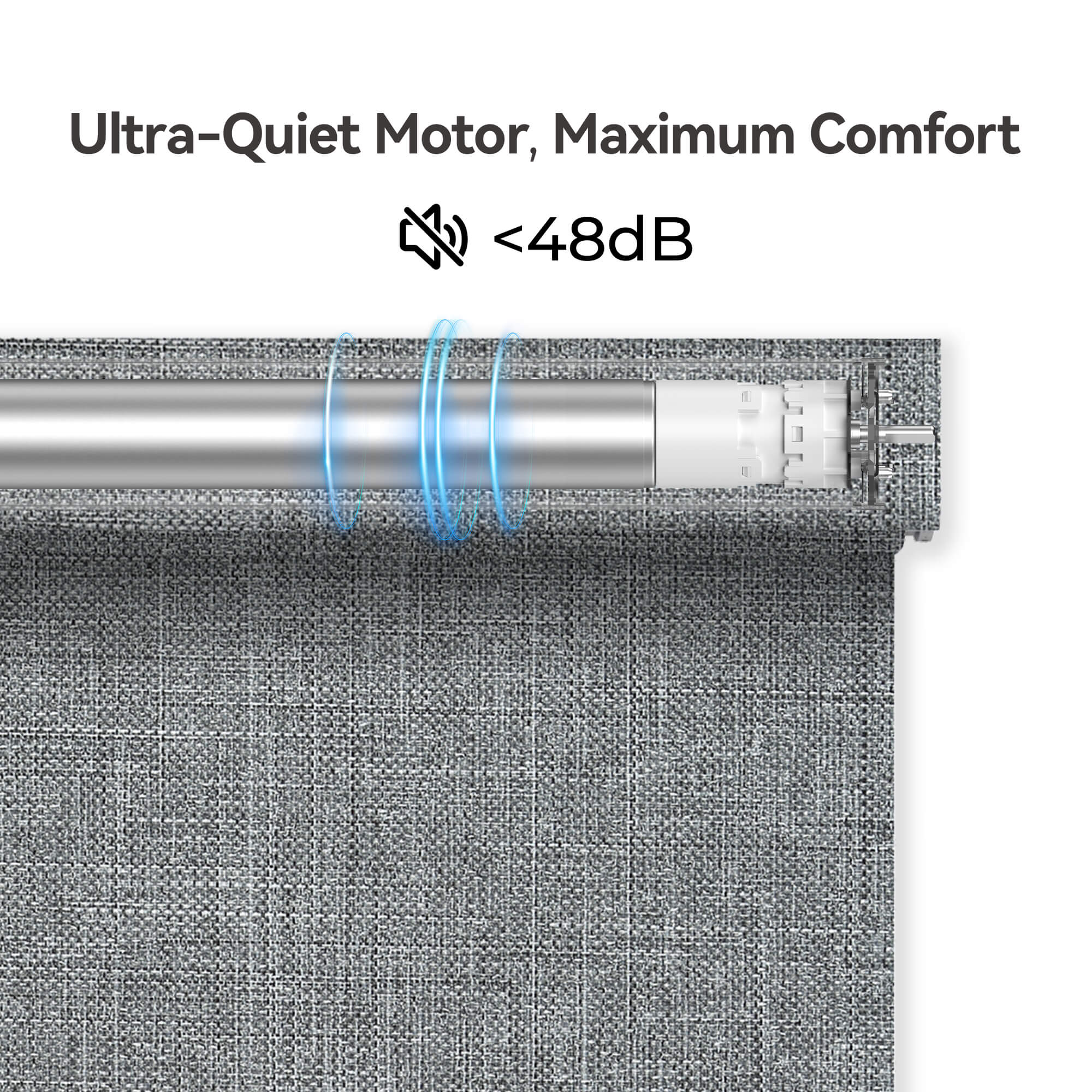 Allesin Prestige Motorized Blackout Roller Shades