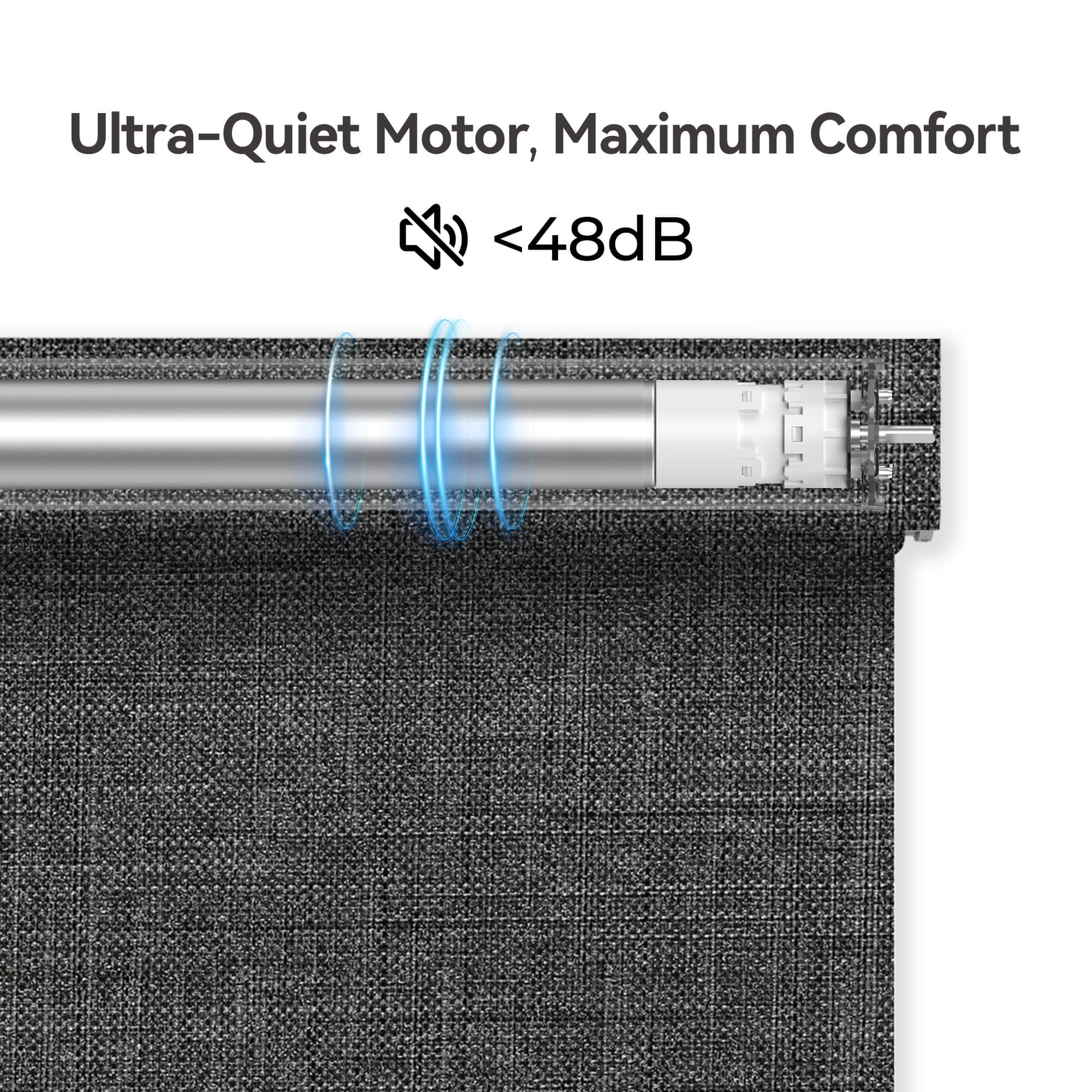 Allesin Prestige Motorized Blackout Roller Shades