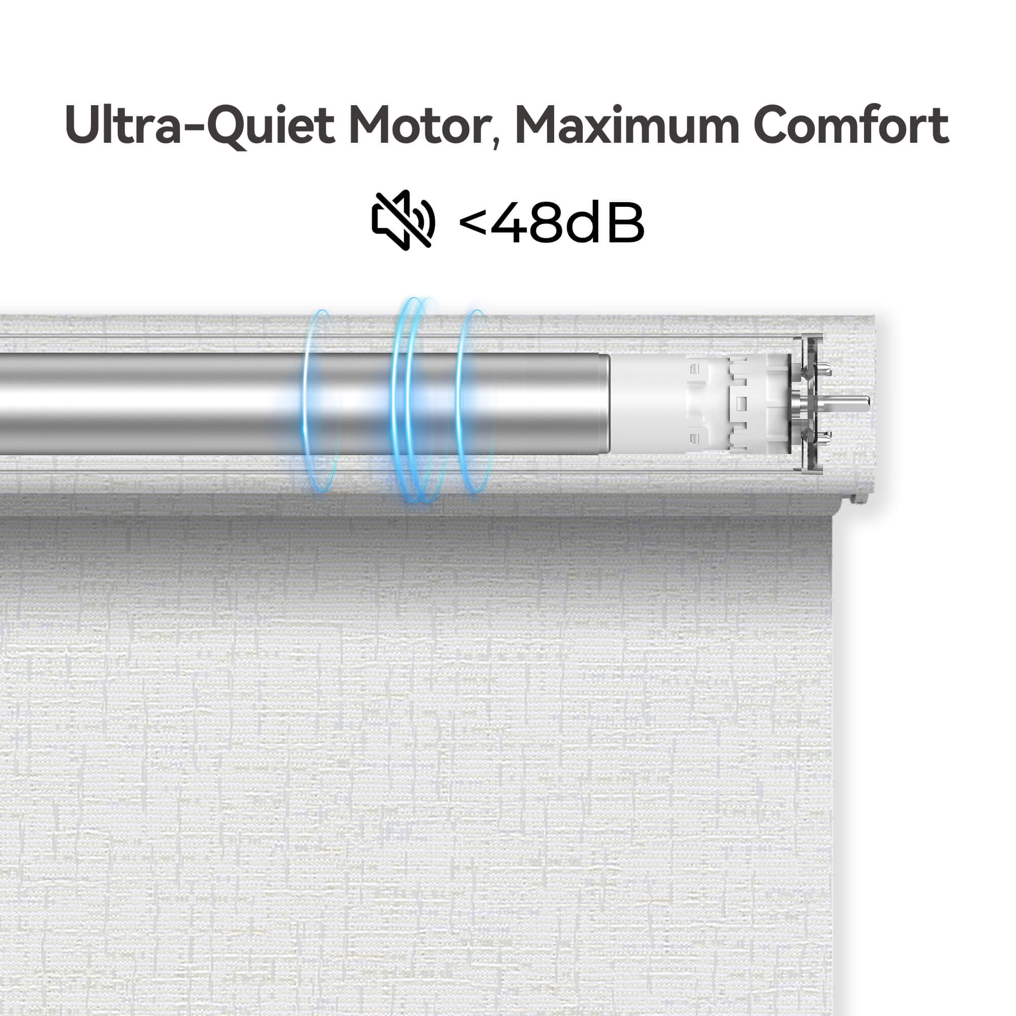 Allesin Prestige Motorized Blackout Roller Shades