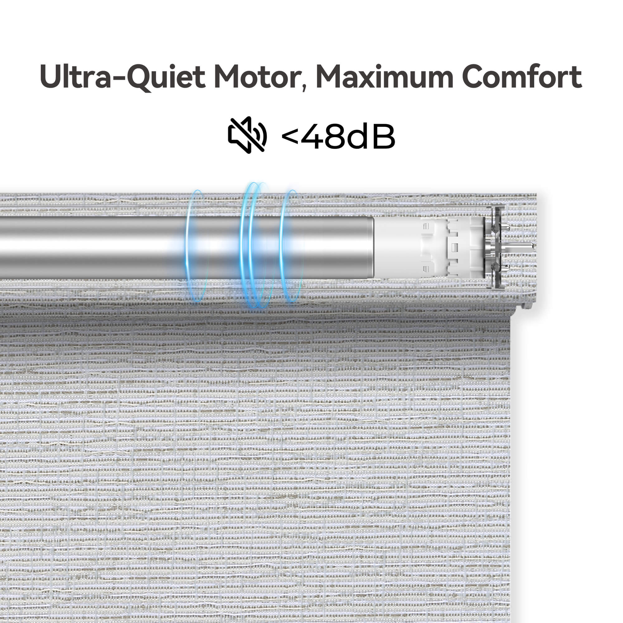 Allesin Prestige Motorized Blackout Roller Shades