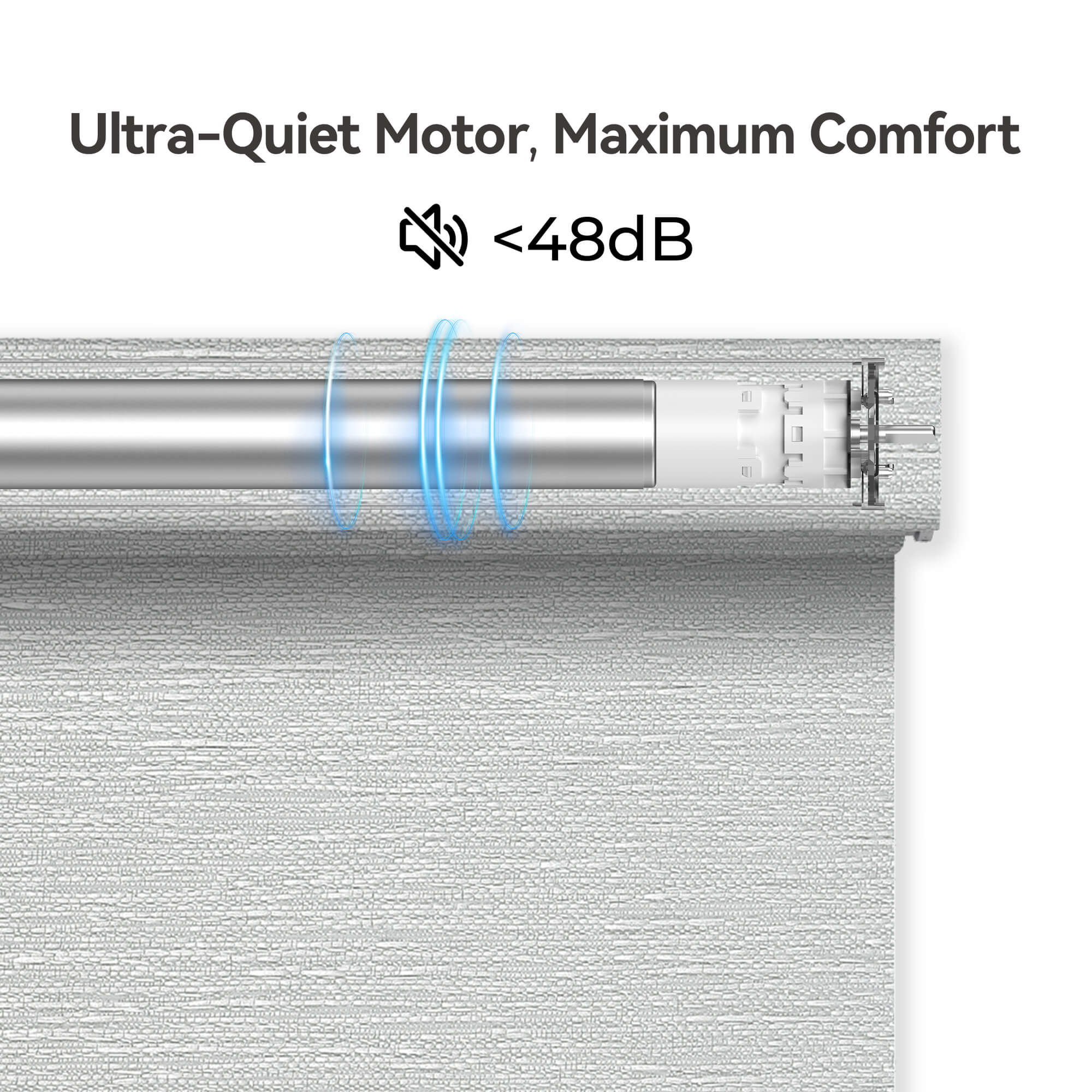 Allesin Prestige Motorized Blackout Roller Shades