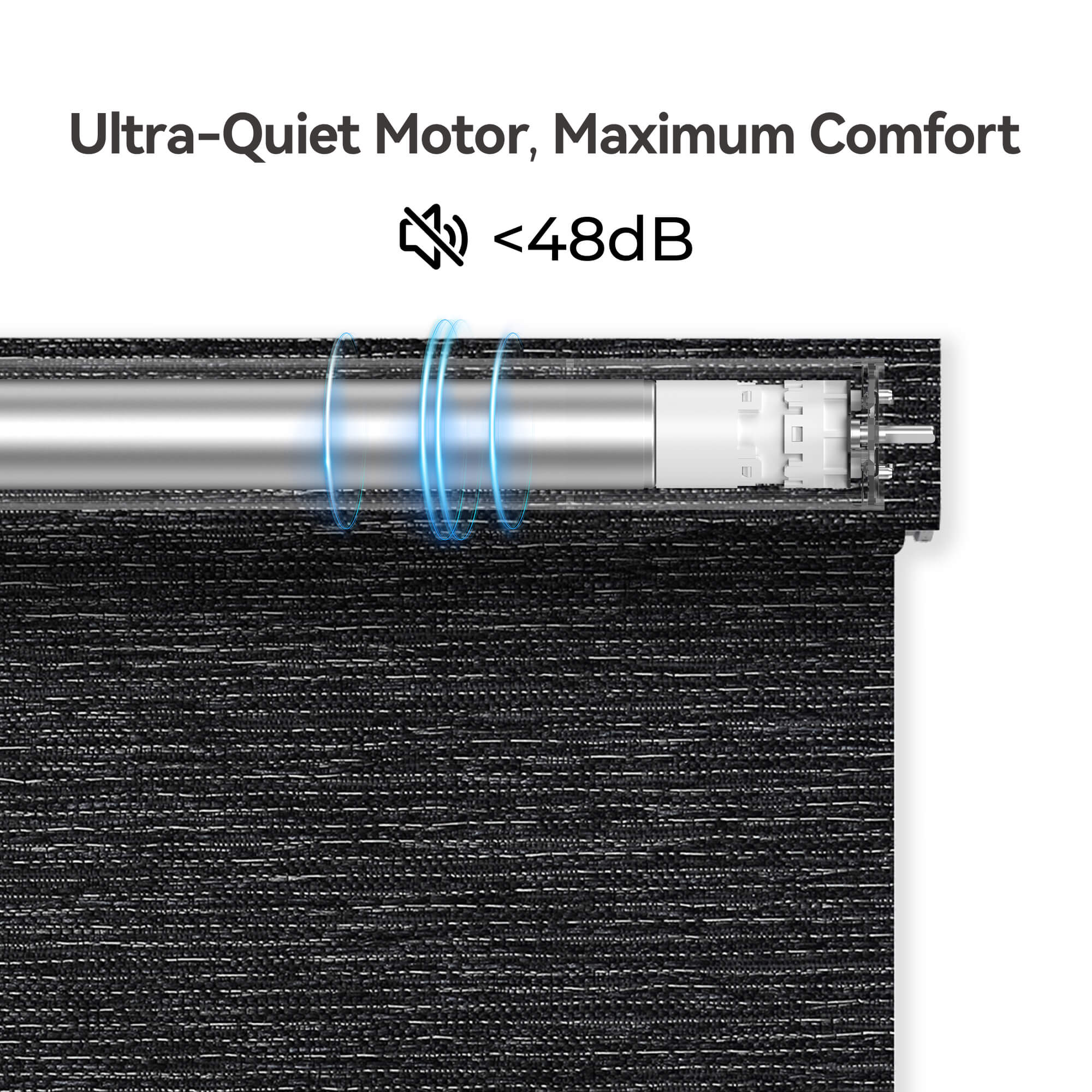 Allesin Prestige Motorized Blackout Roller Shades