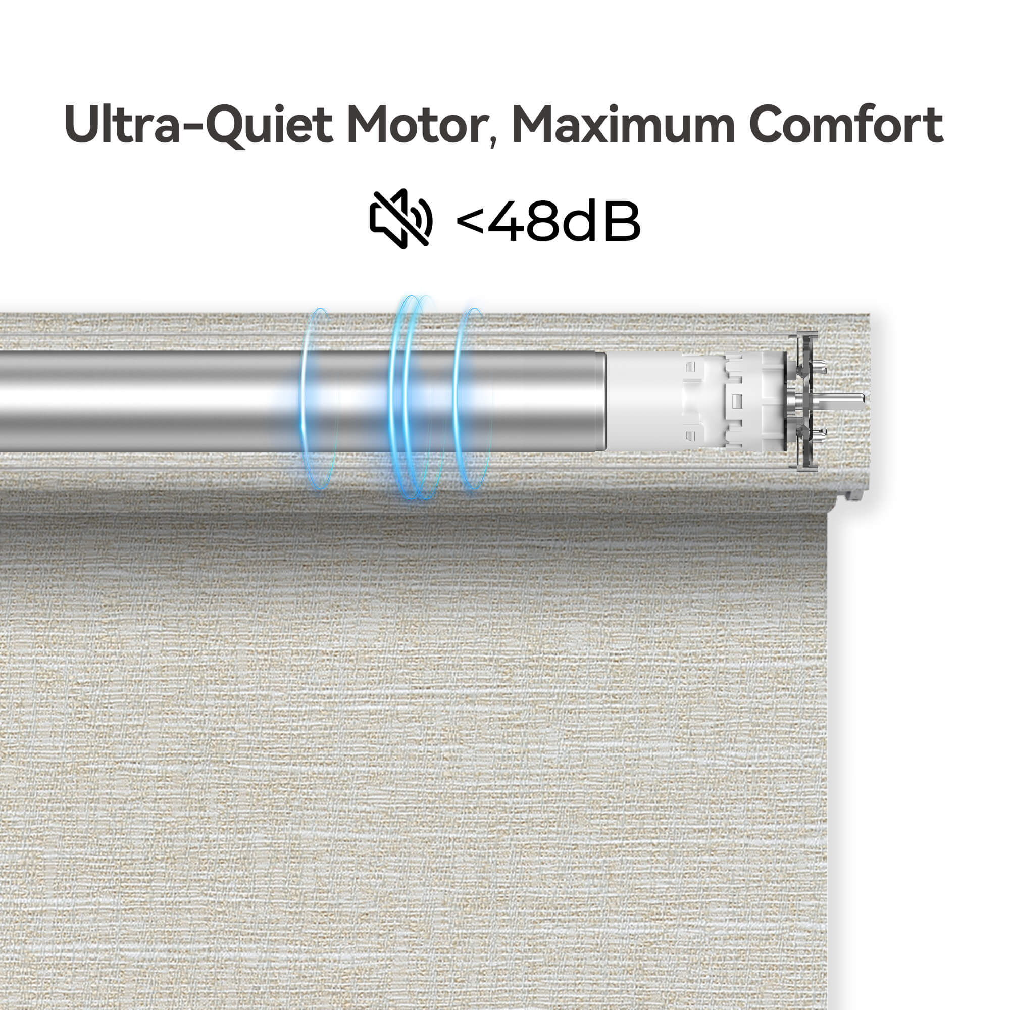 Allesin Prestige Motorized Blackout Roller Shades