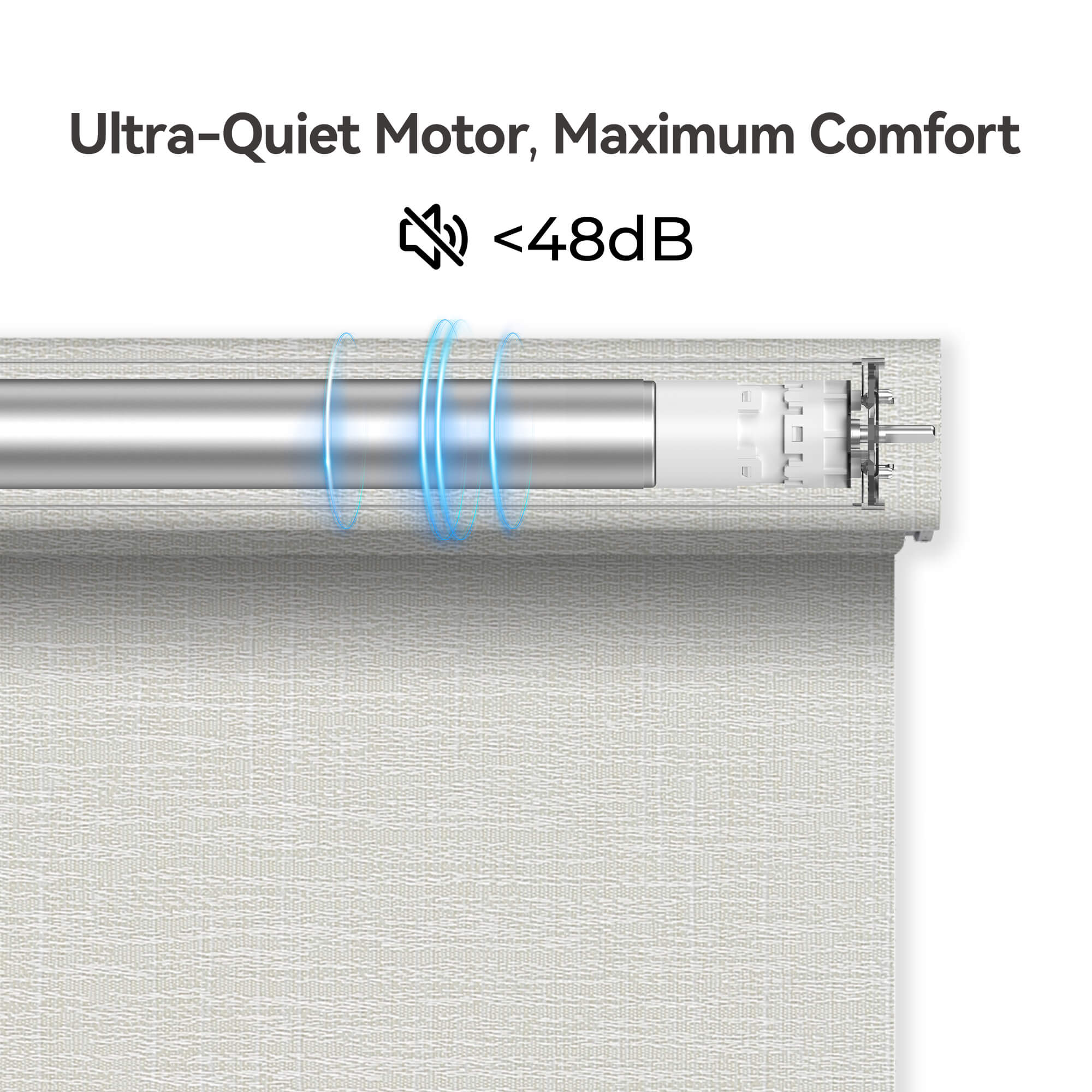 Allesin Prestige Motorized Blackout Roller Shades