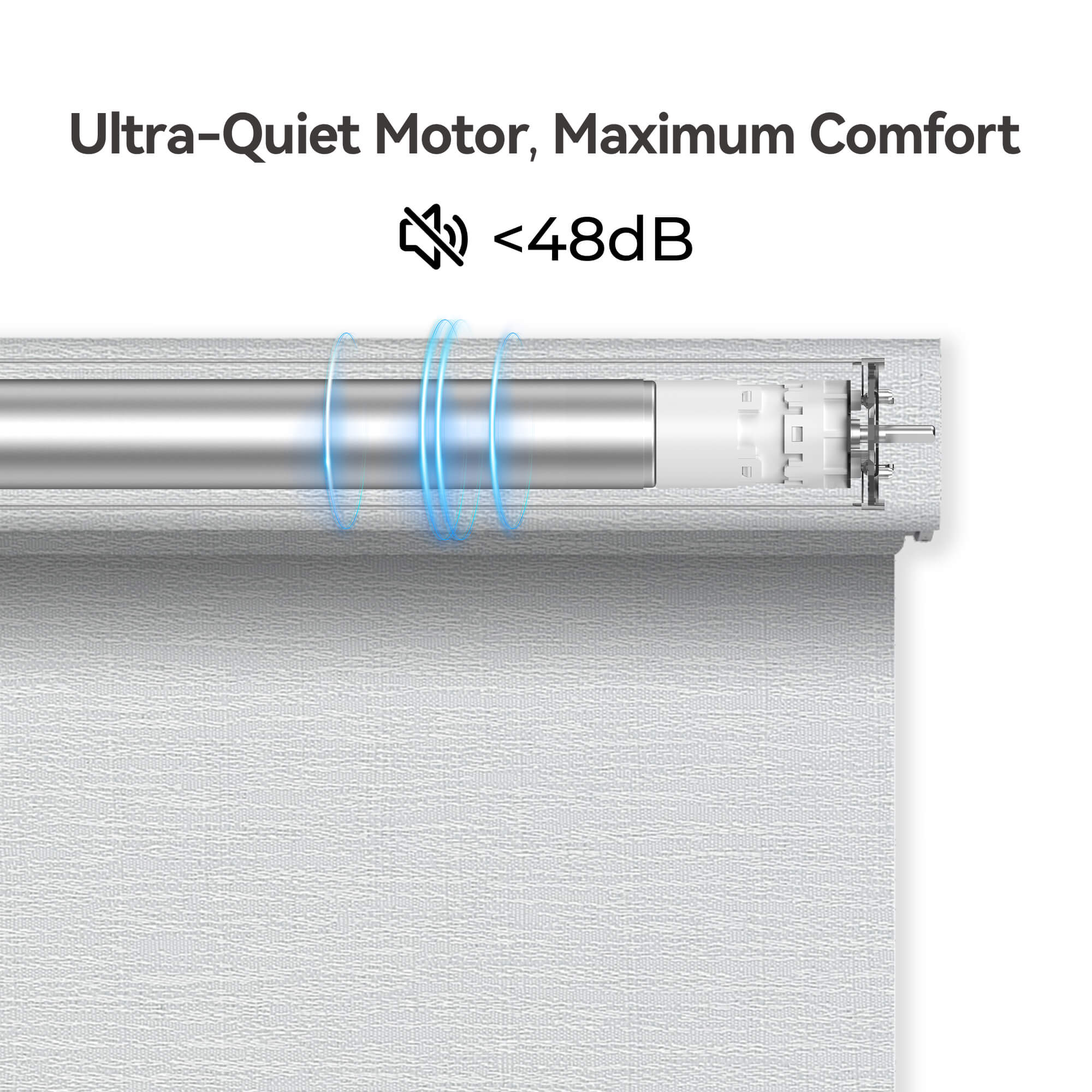 Allesin Prestige Motorized Blackout Roller Shades