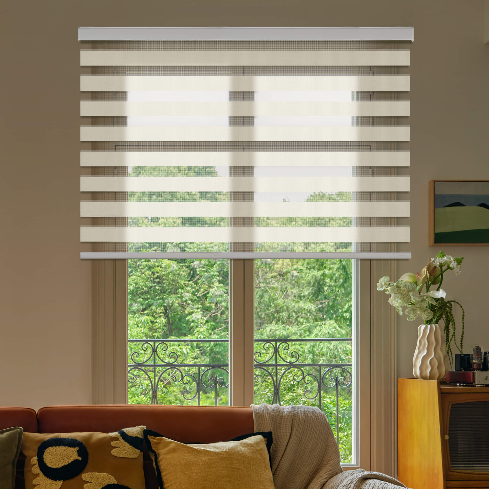 Allesin Select Motorized Zebra Shades