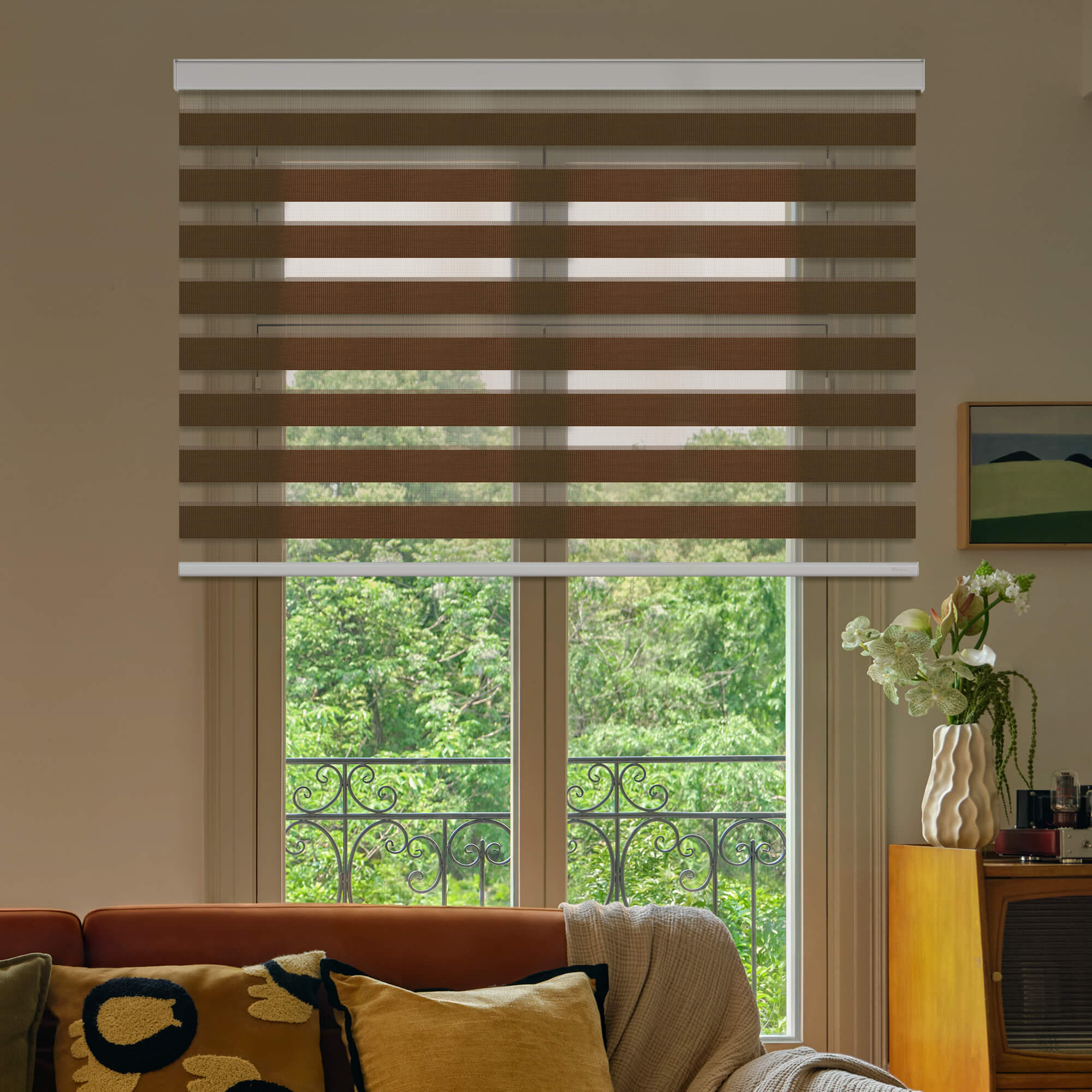 Allesin Select Motorized Zebra Shades