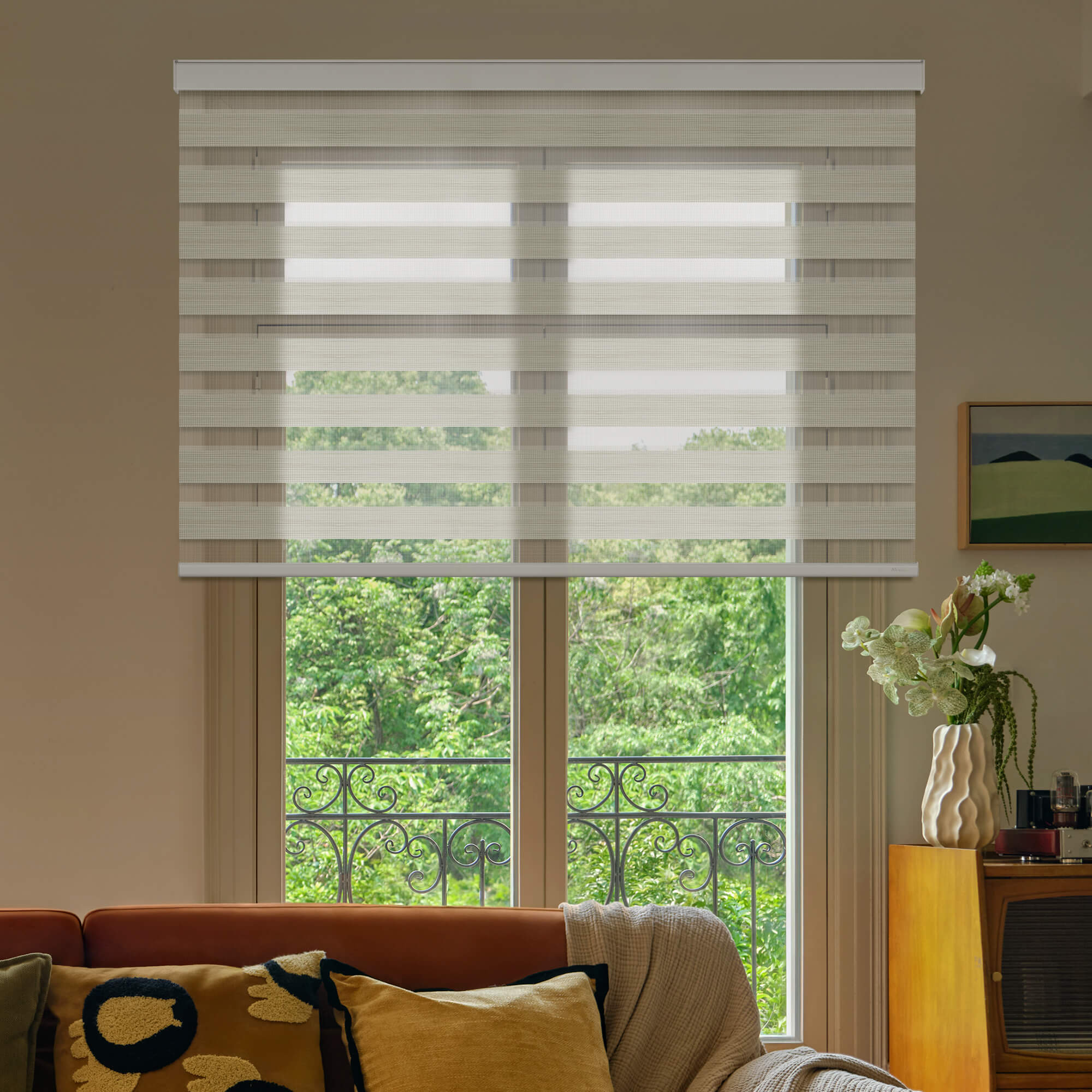 Allesin Select Motorized Zebra Shades