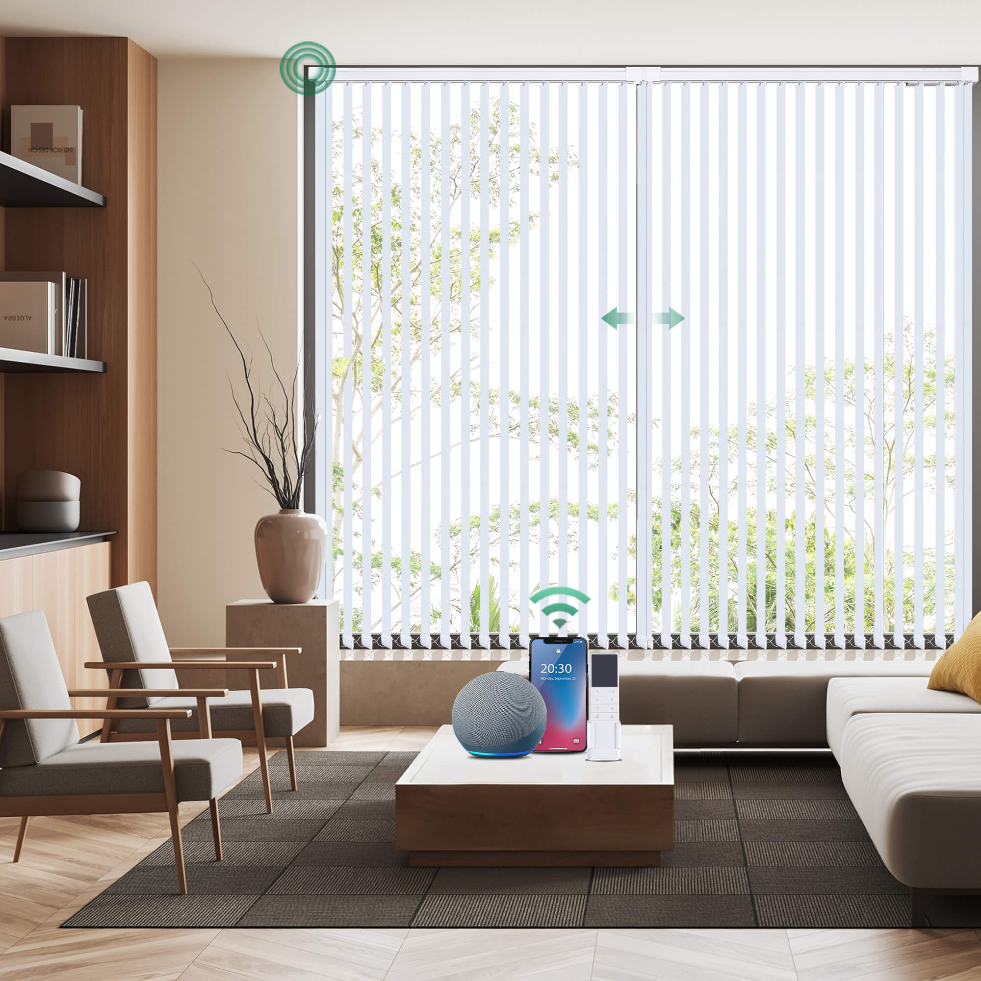 Allesin Motorized Vertical Blinds