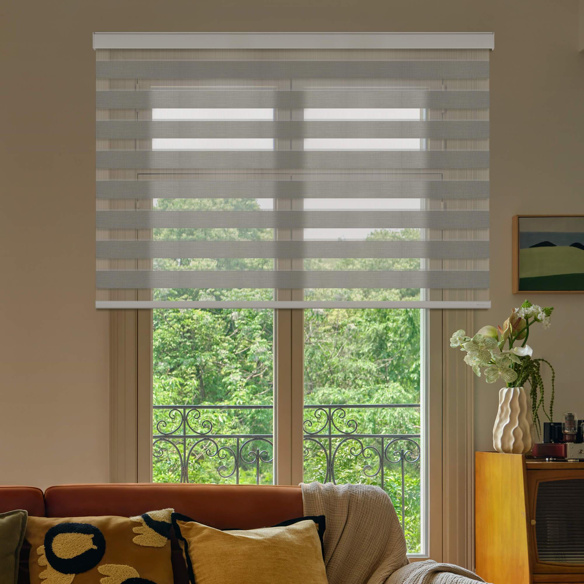 Allesin Select Motorized Zebra Shades