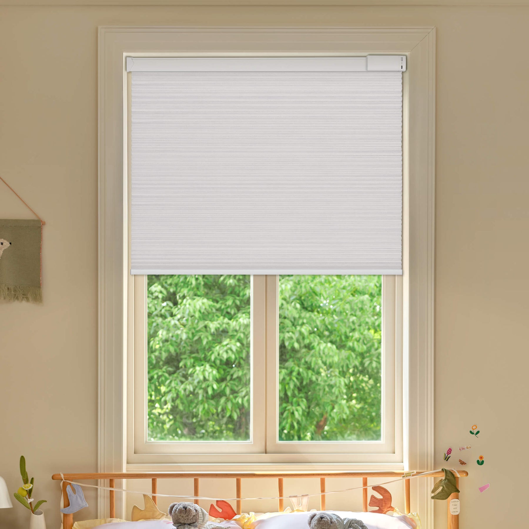 Allesin Select Motorized Blackout Honeycomb Shades