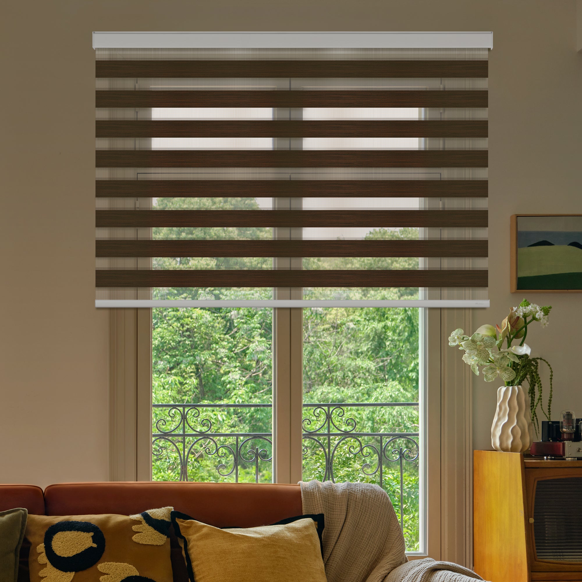 Allesin Select Motorized Zebra Shades