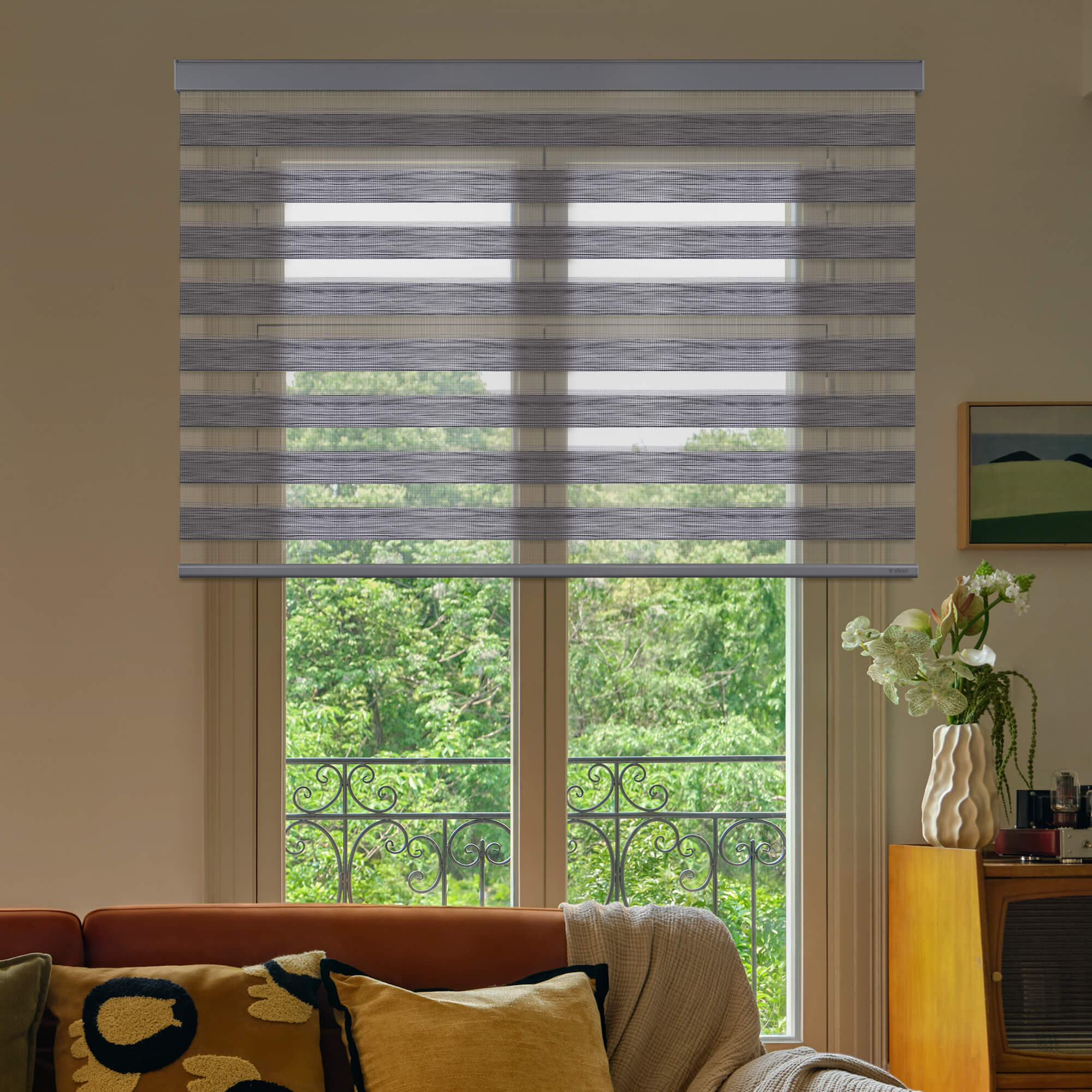 Allesin Select Motorized Zebra Shades