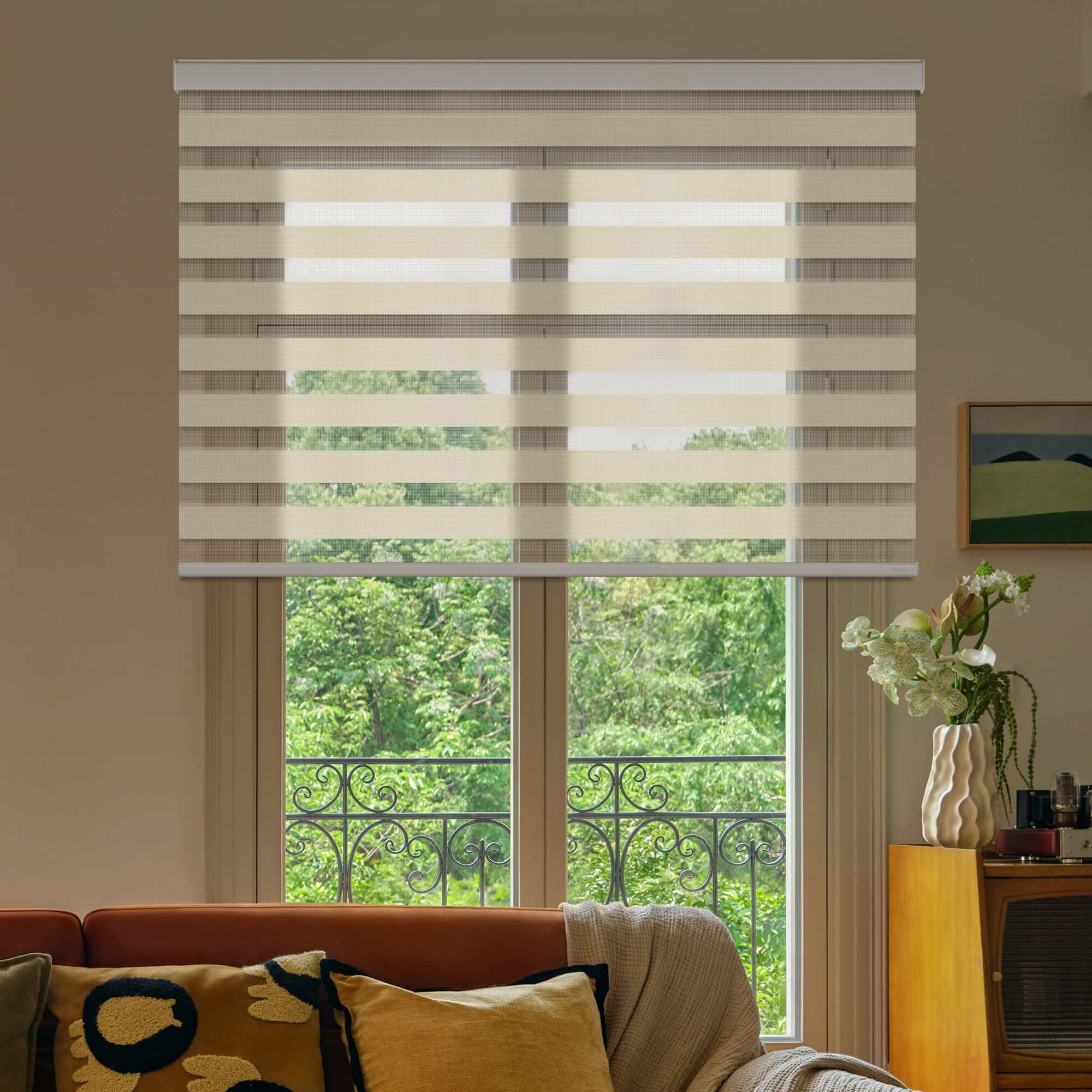 Allesin Select Motorized Zebra Shades
