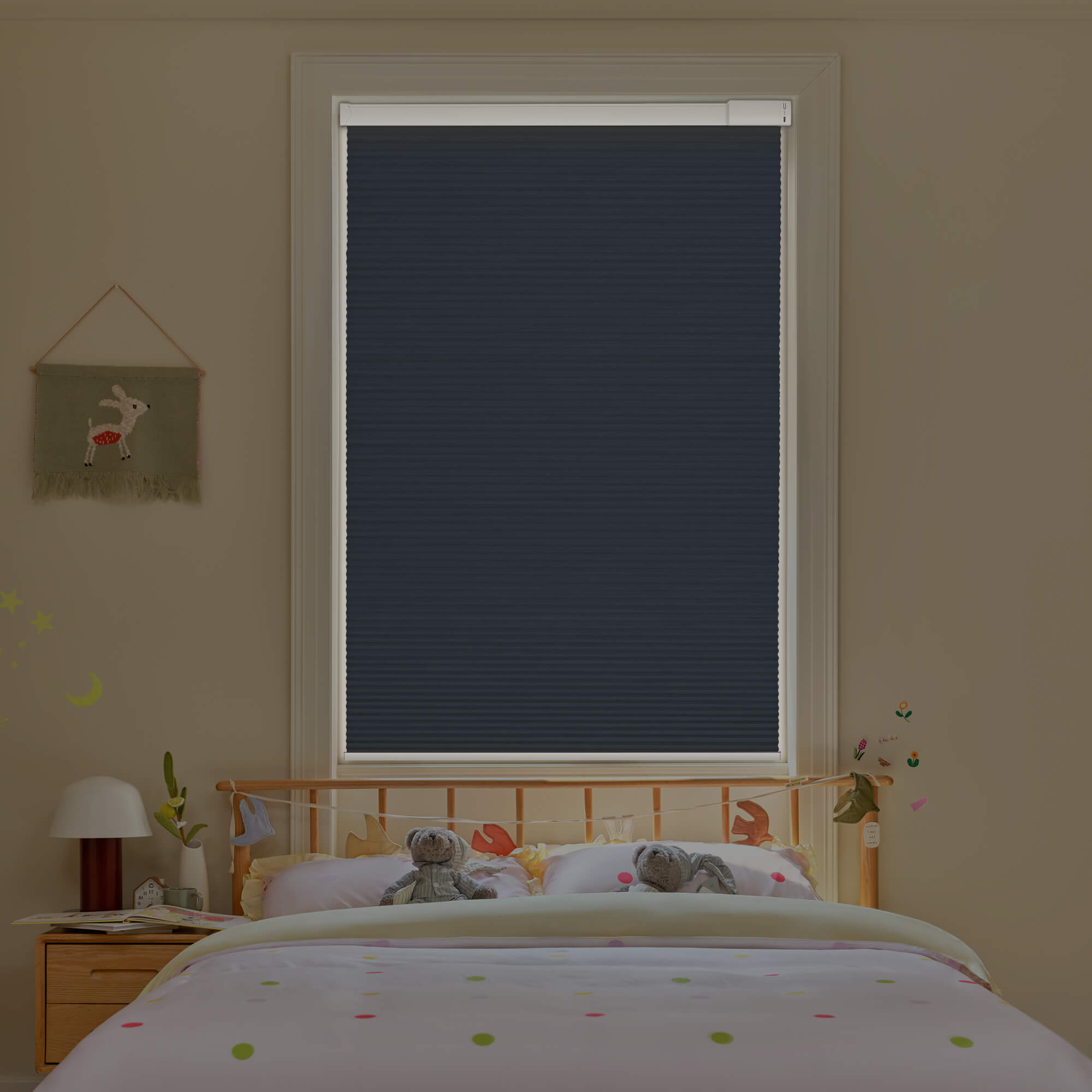 Allesin Select Motorized Blackout Honeycomb Shades