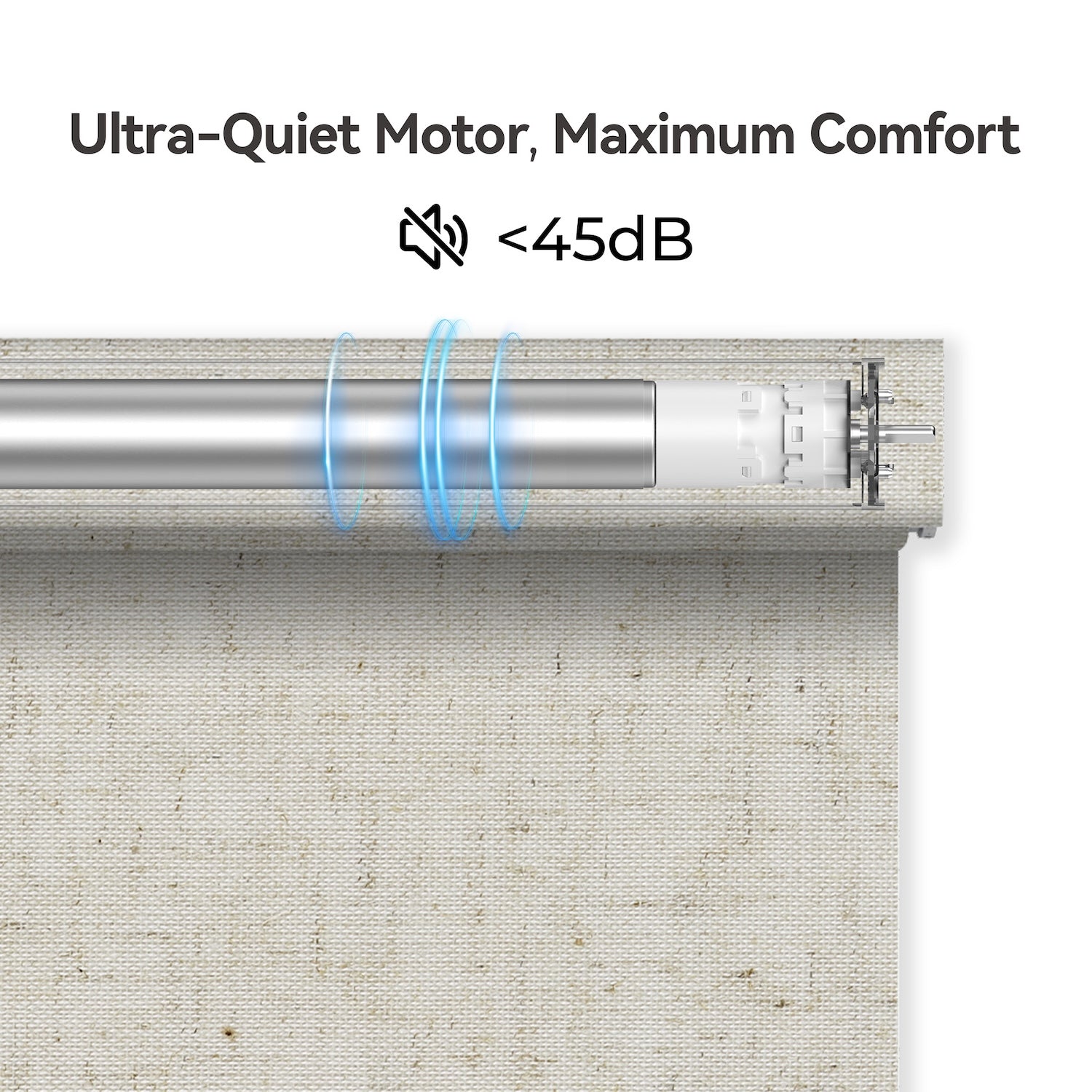 Allesin Prestige Motorized Blackout Roller Shades