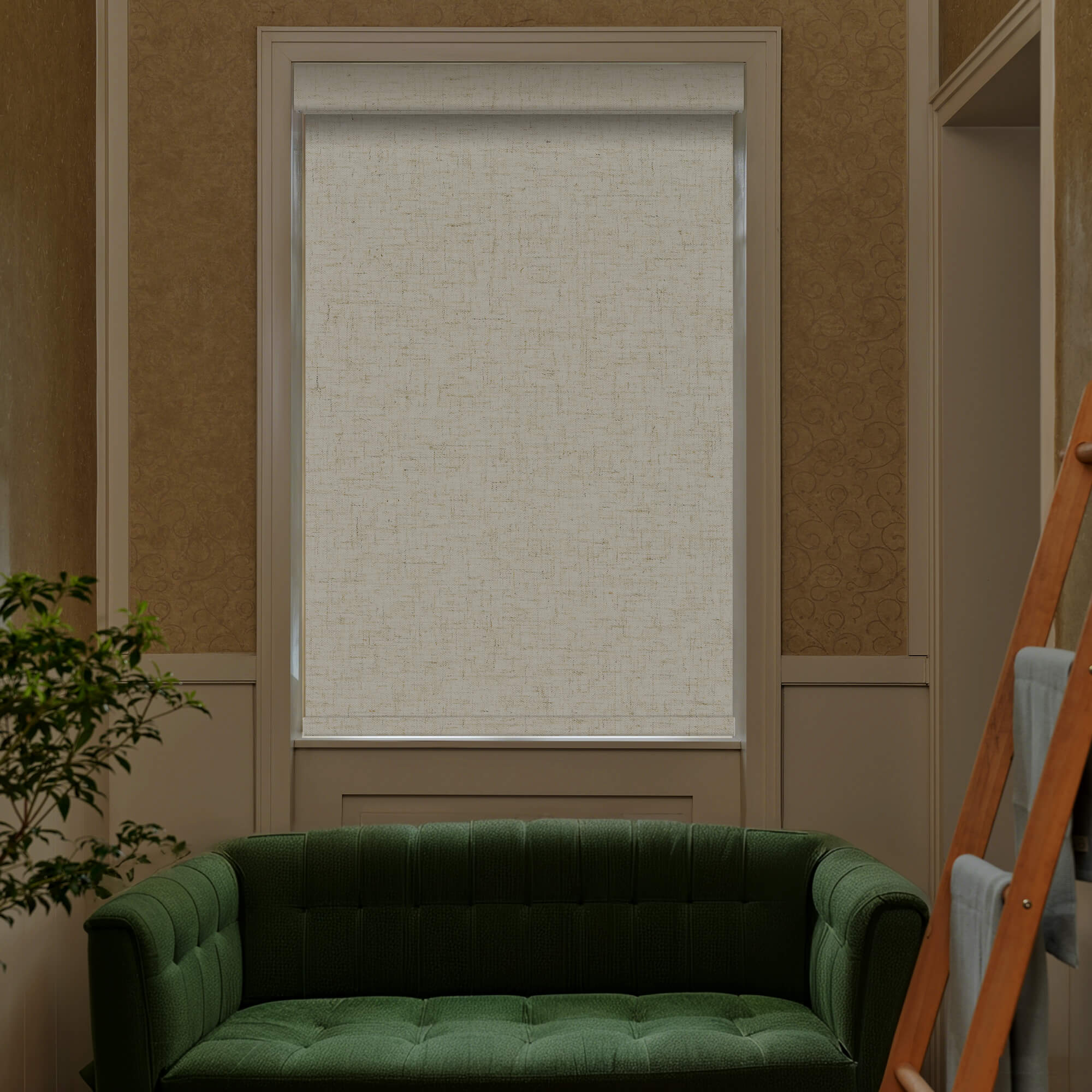 Allesin Prestige Motorized Blackout Roller Shades