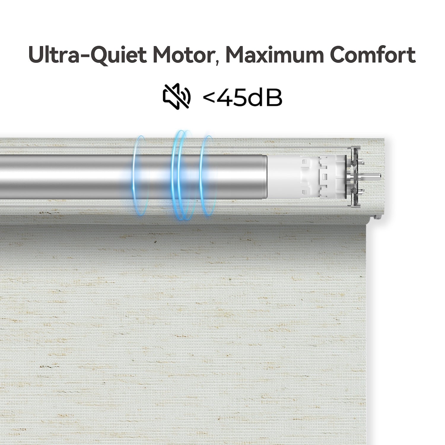 Allesin Prestige Motorized Blackout Roller Shades