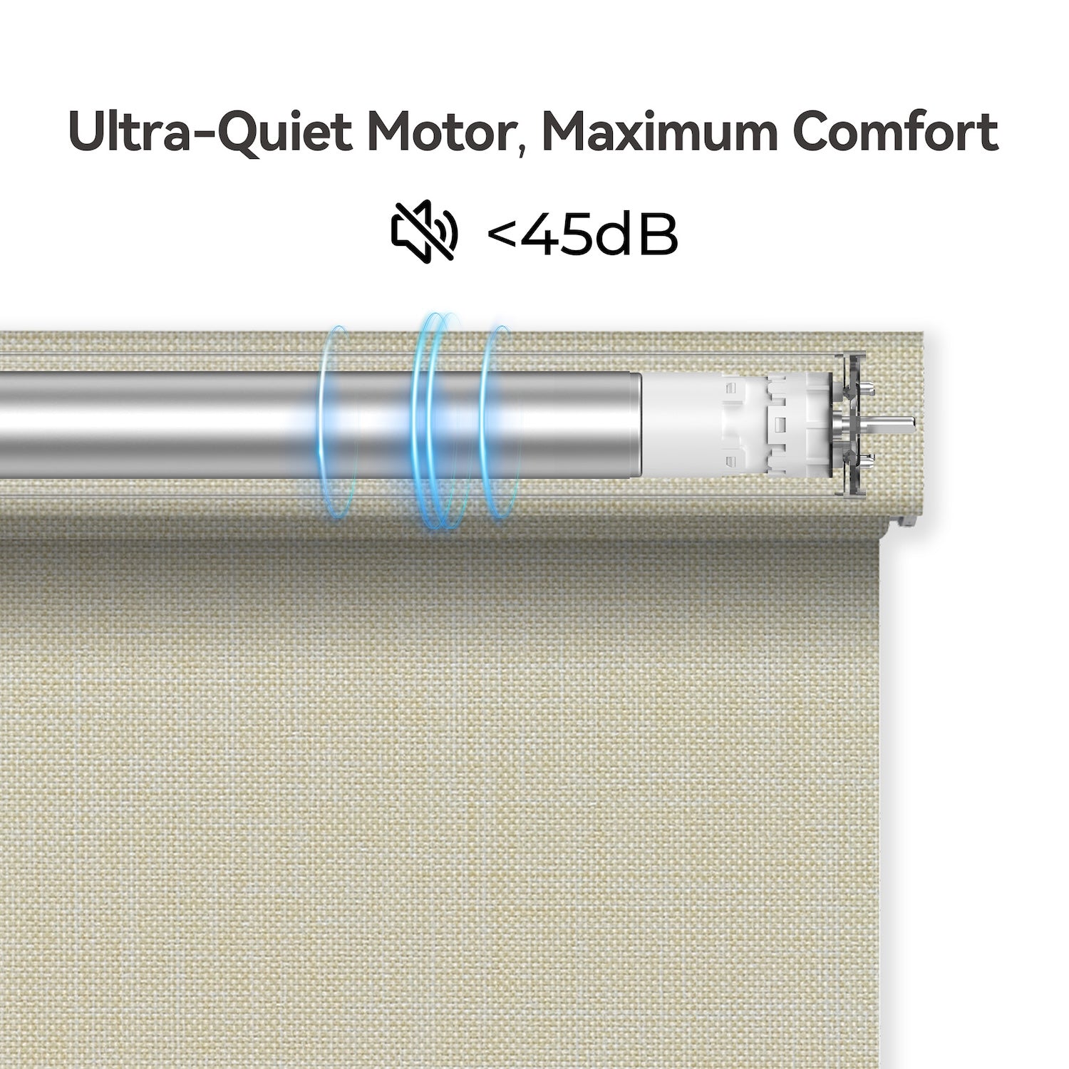 Allesin Prestige Motorized Blackout Roller Shades