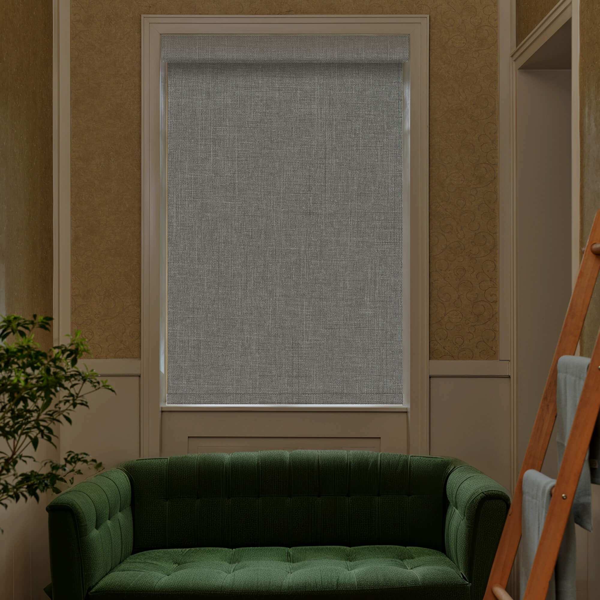 Allesin Prestige Motorized Blackout Roller Shades