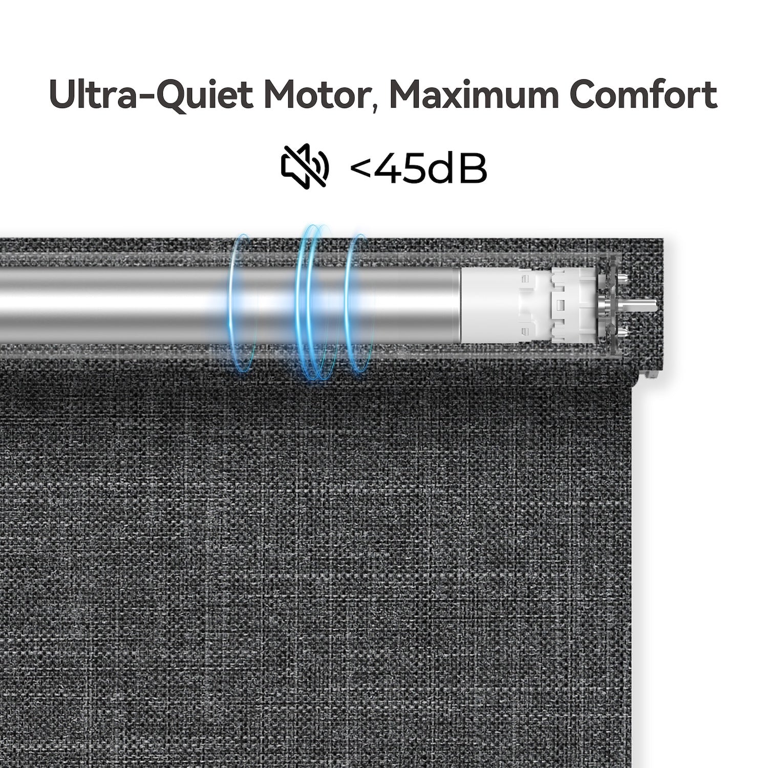 Allesin Prestige Motorized Blackout Roller Shades