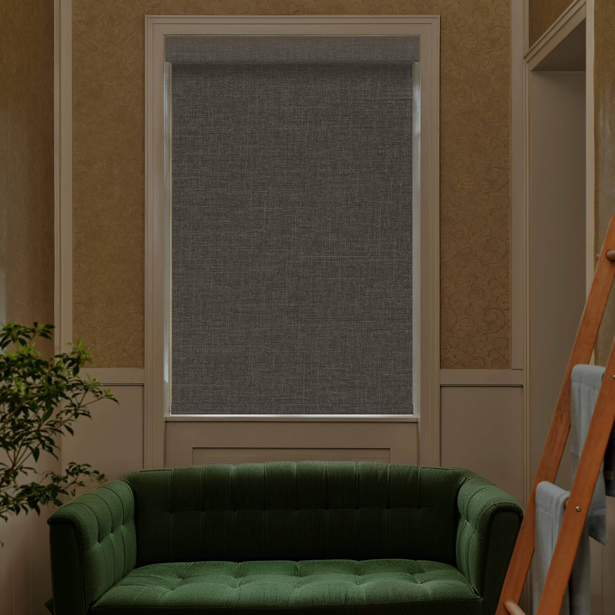 Allesin Prestige Motorized Blackout Roller Shades