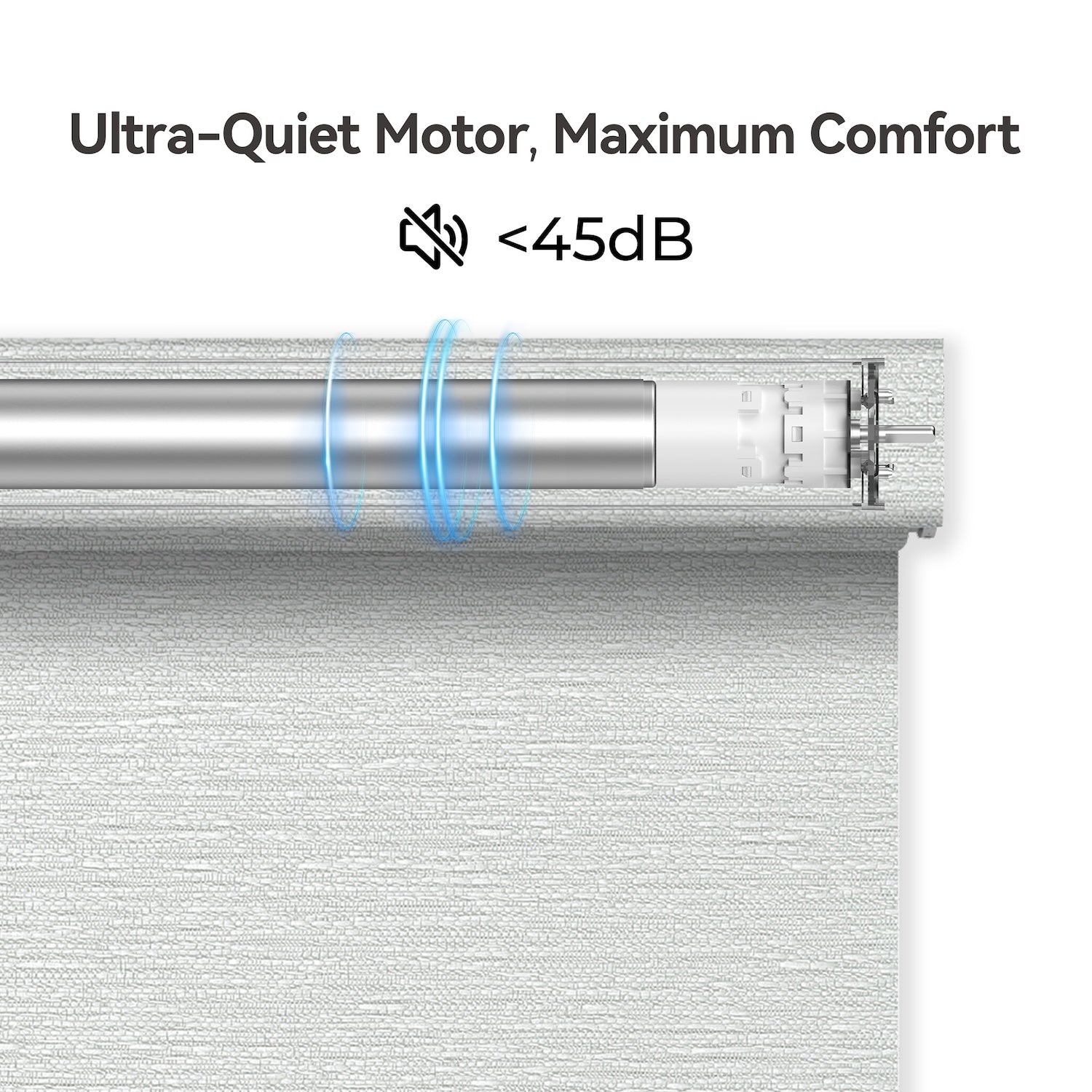 Allesin Prestige Motorized Blackout Roller Shades