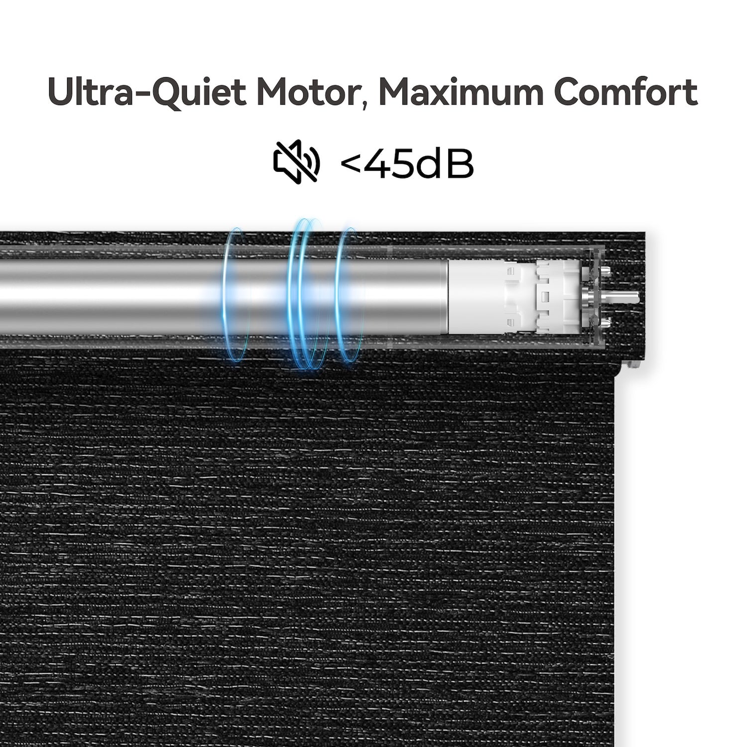 Allesin Prestige Motorized Blackout Roller Shades