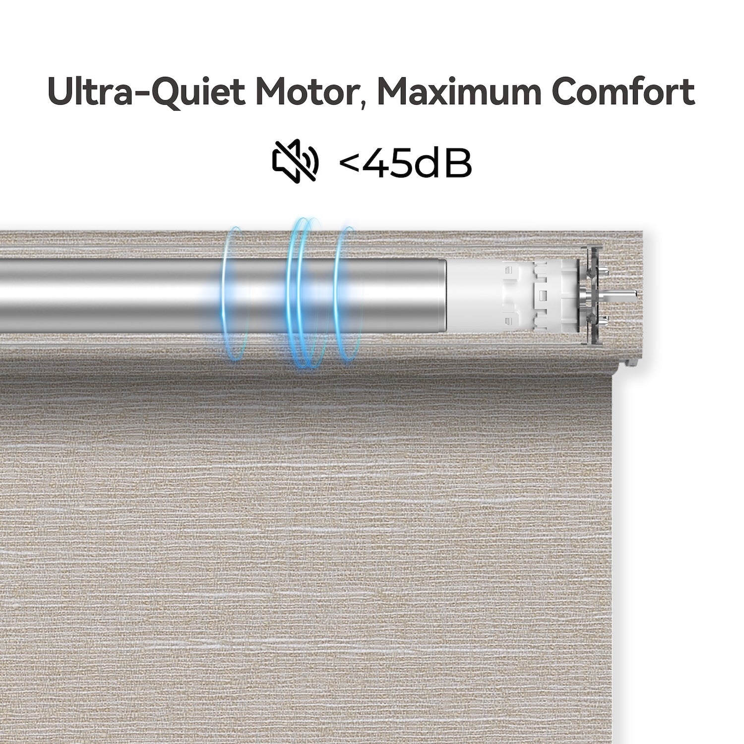 Allesin Prestige Motorized Blackout Roller Shades