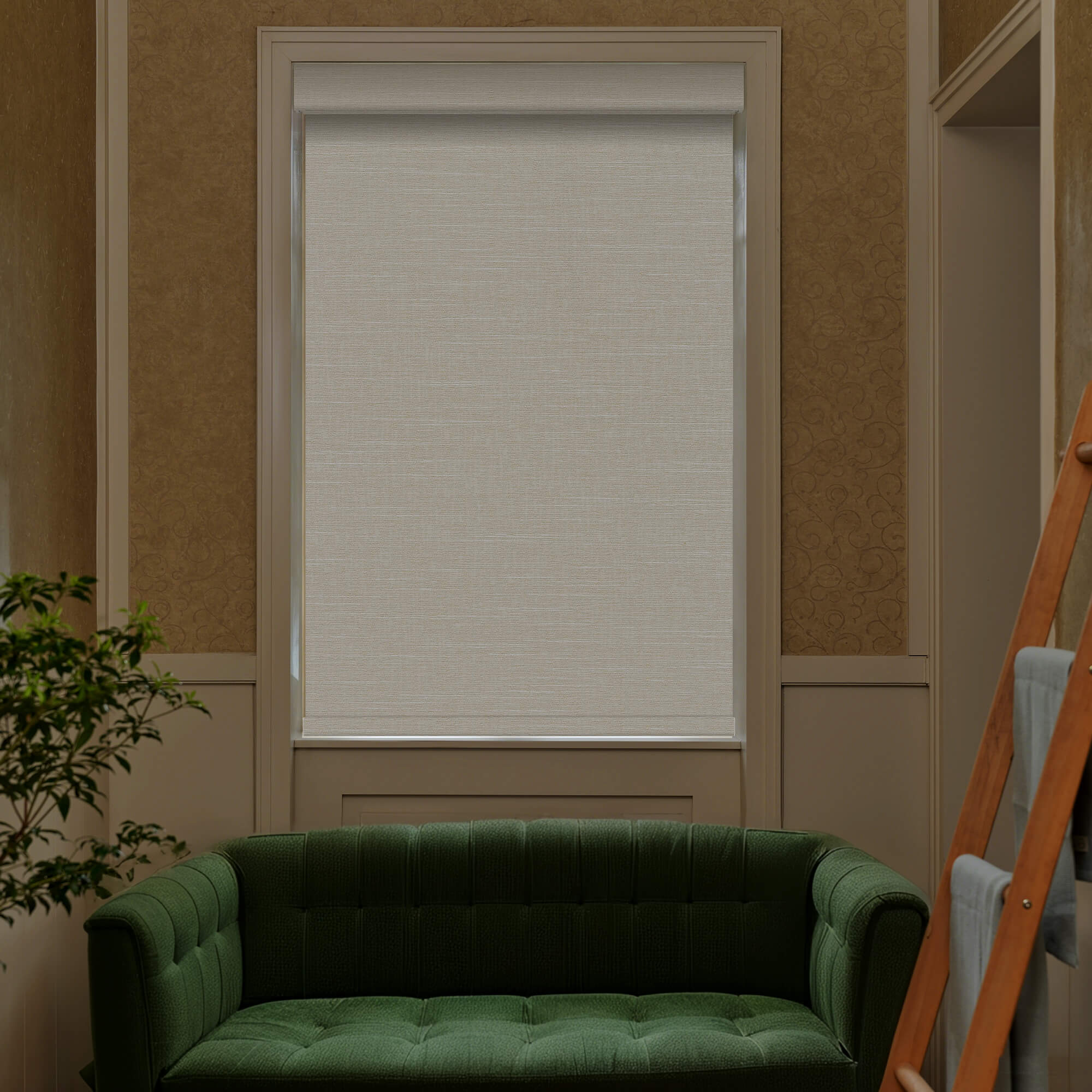 Allesin Prestige Motorized Blackout Roller Shades