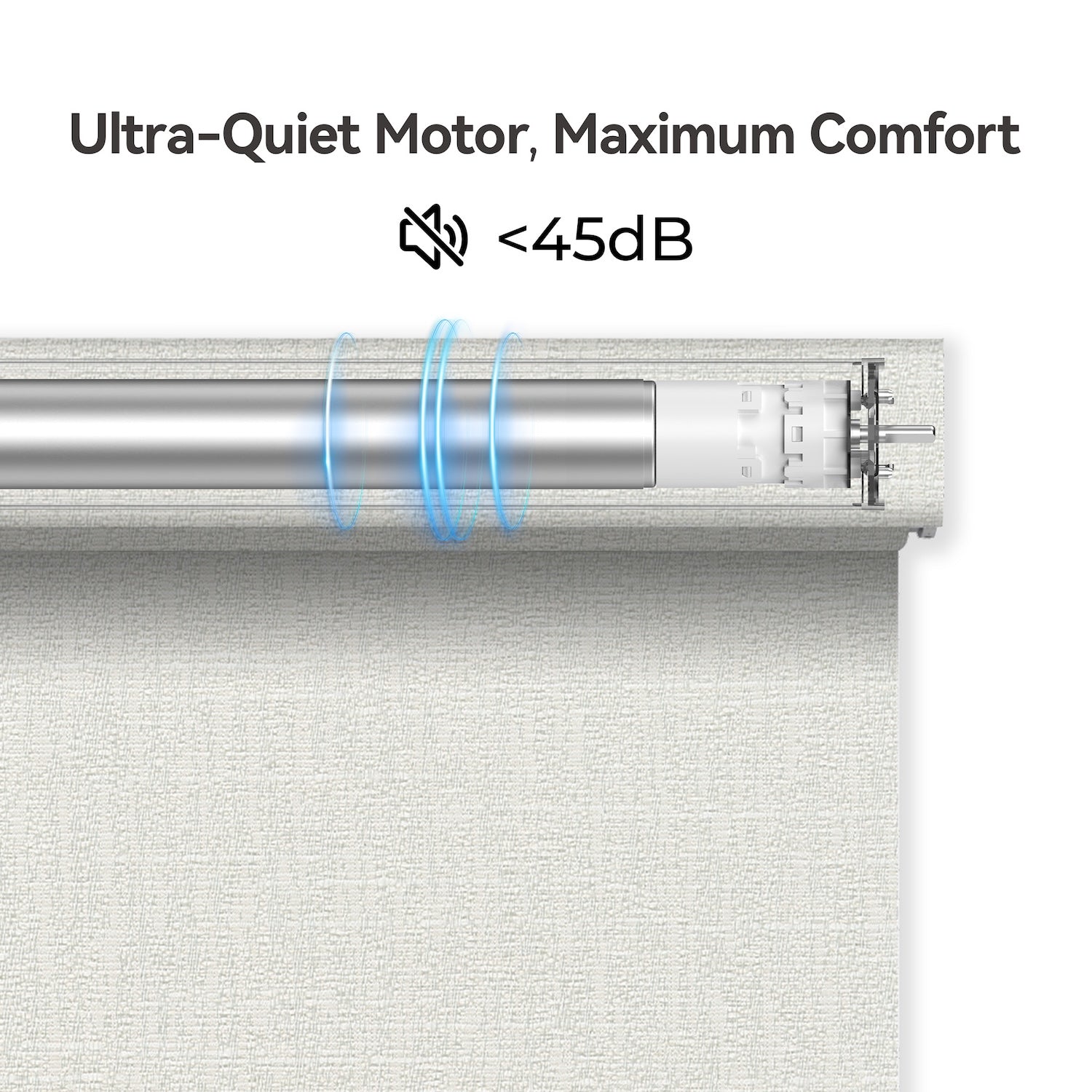 Allesin Prestige Motorized Blackout Roller Shades