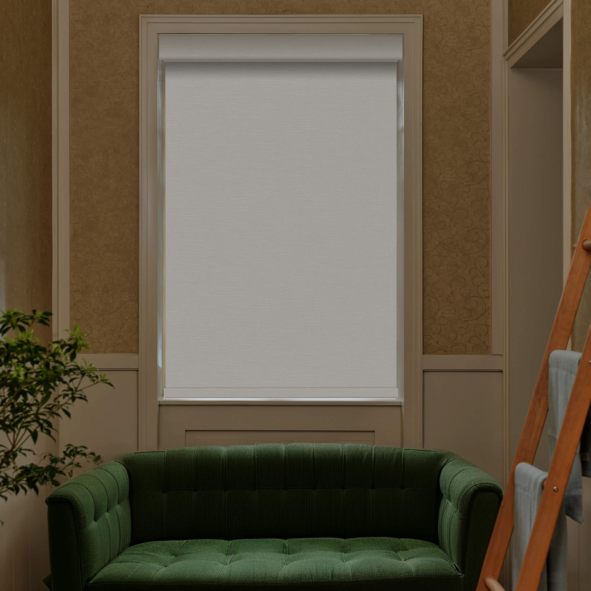 Allesin Prestige Motorized Blackout Roller Shades