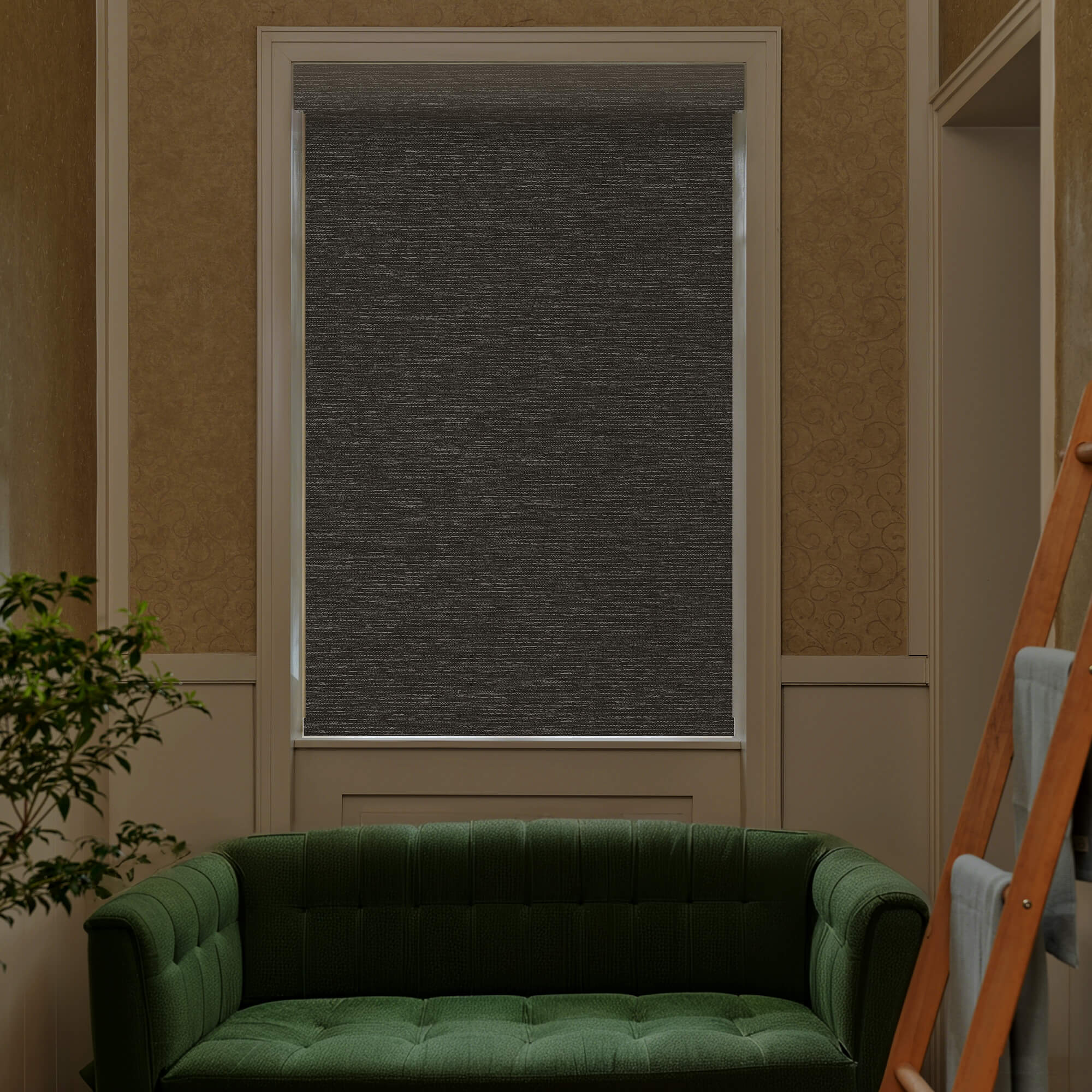 Allesin Prestige Motorized Blackout Roller Shades