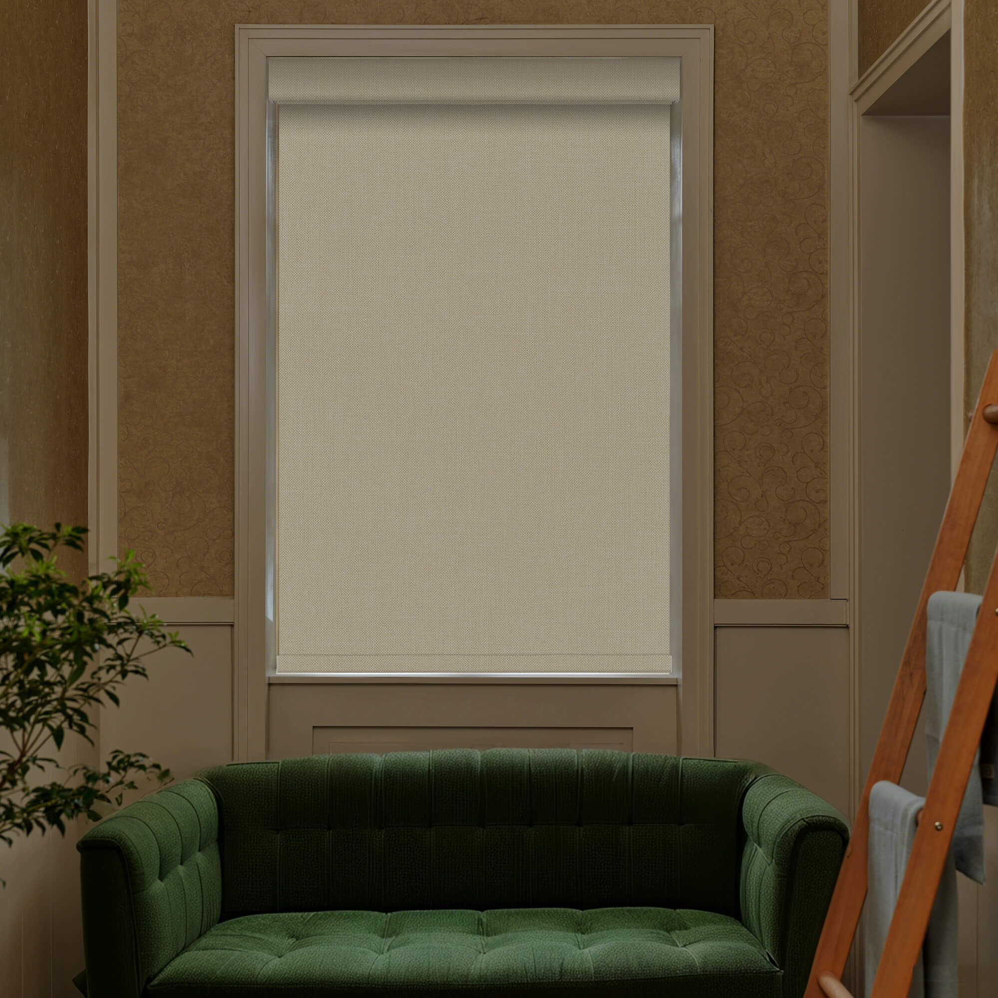 Allesin Prestige Motorized Blackout Roller Shades