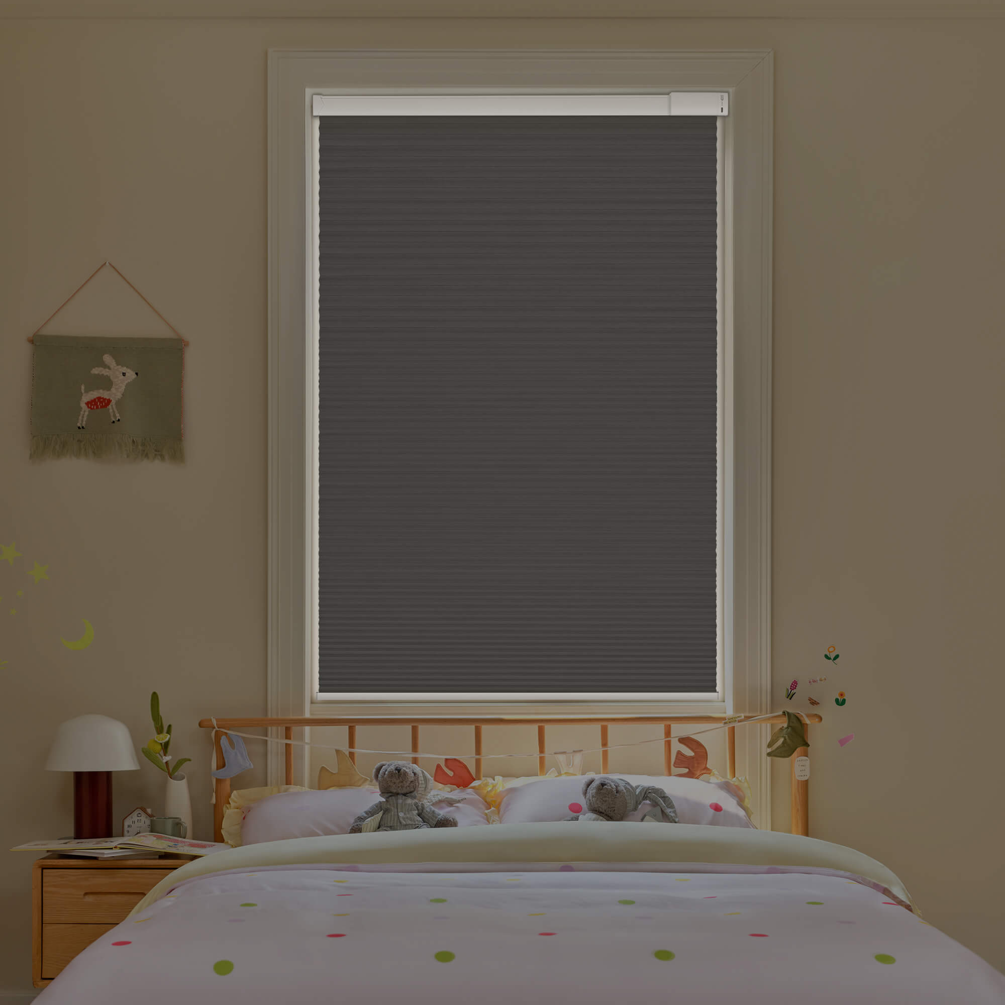 Allesin Select Motorized Blackout Honeycomb Shades