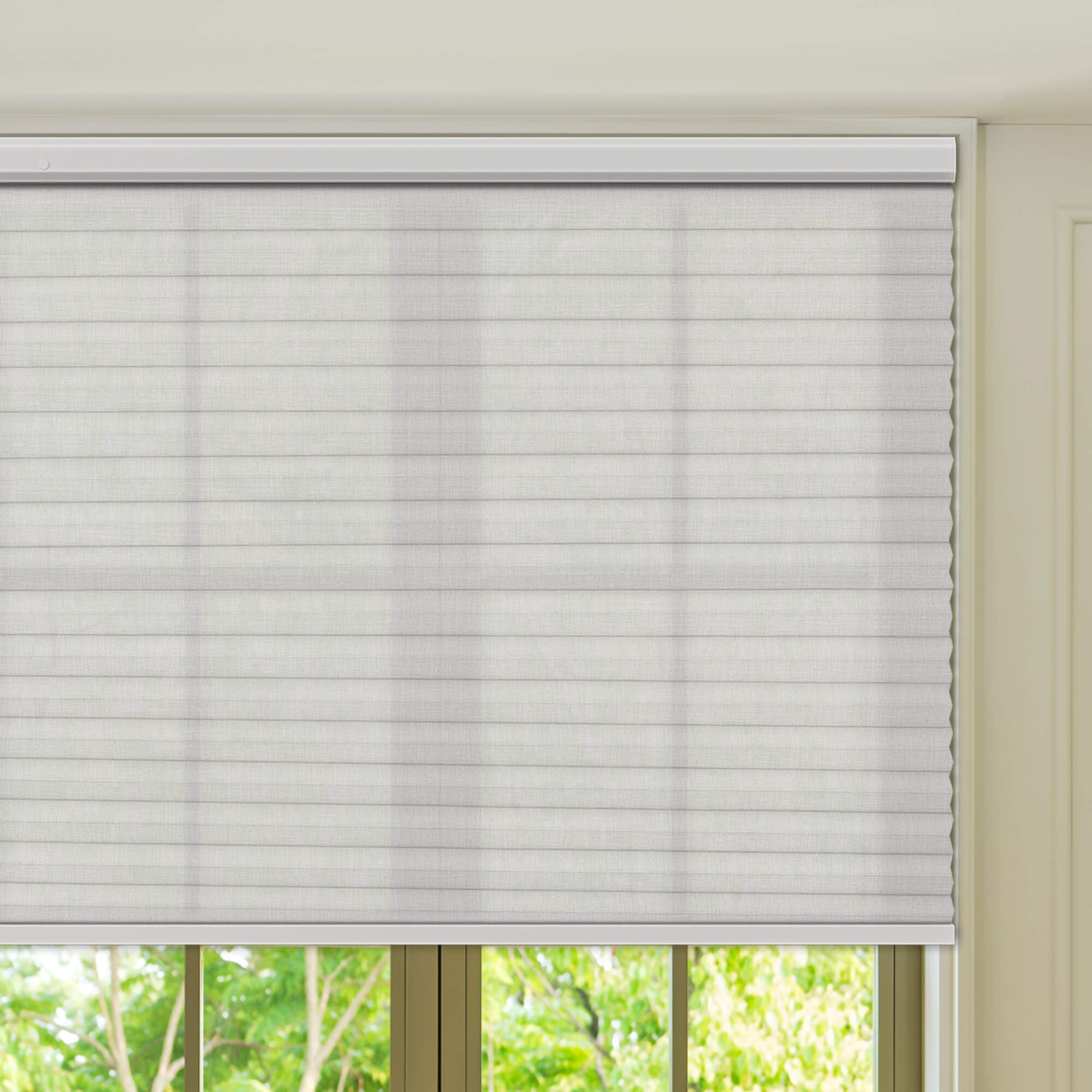 Allesin Prestige Motorized Light Filtering Honeycomb Shades