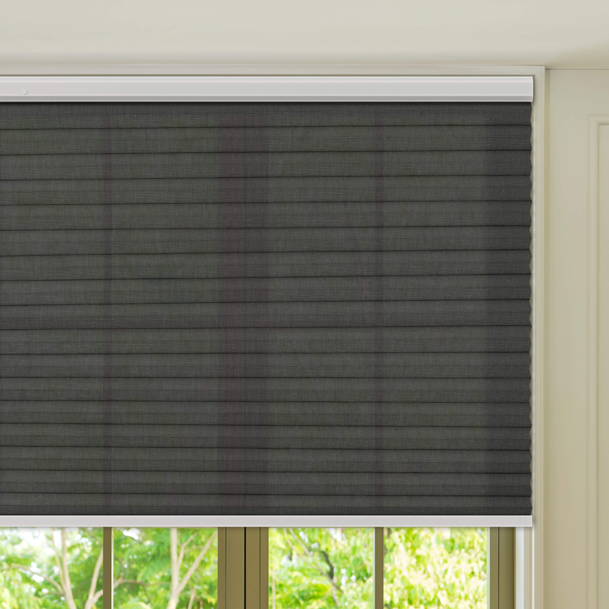 Allesin Prestige Motorized Light Filtering Honeycomb Shades