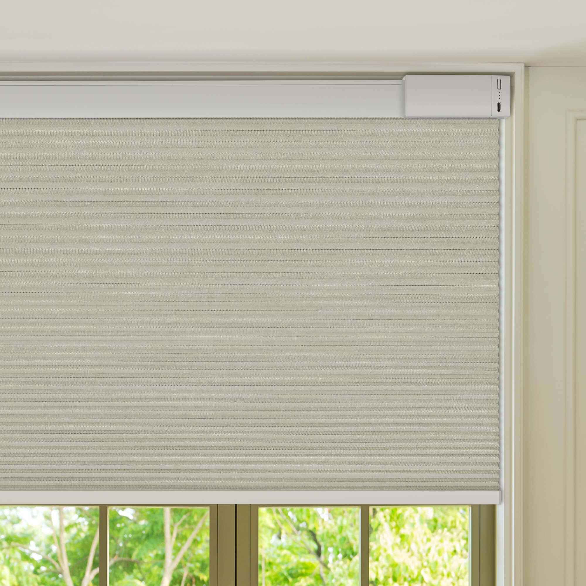 Allesin Select Motorized Blackout Honeycomb Shades