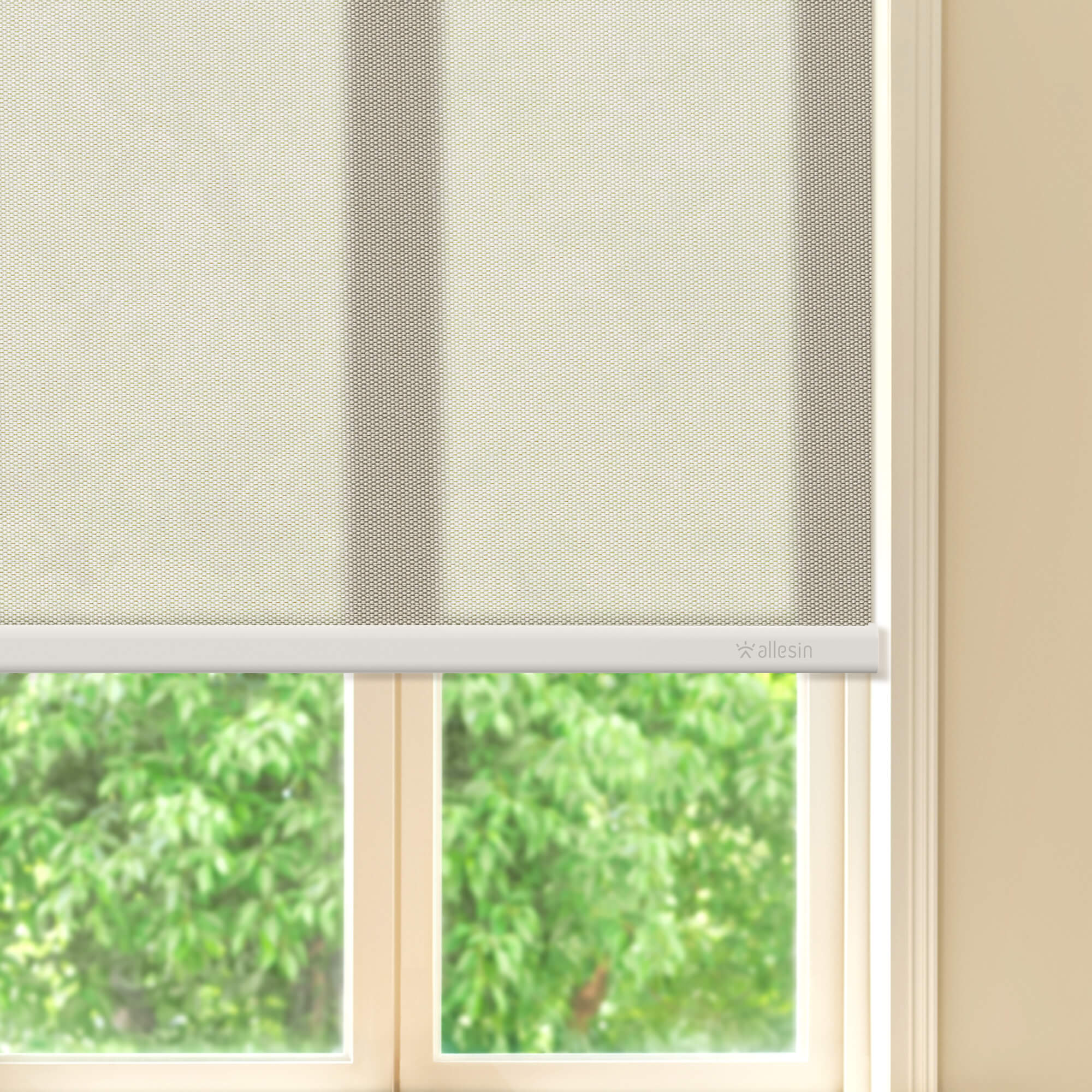 Allesin Best-Value Motorized Light Filtering Roller Shades