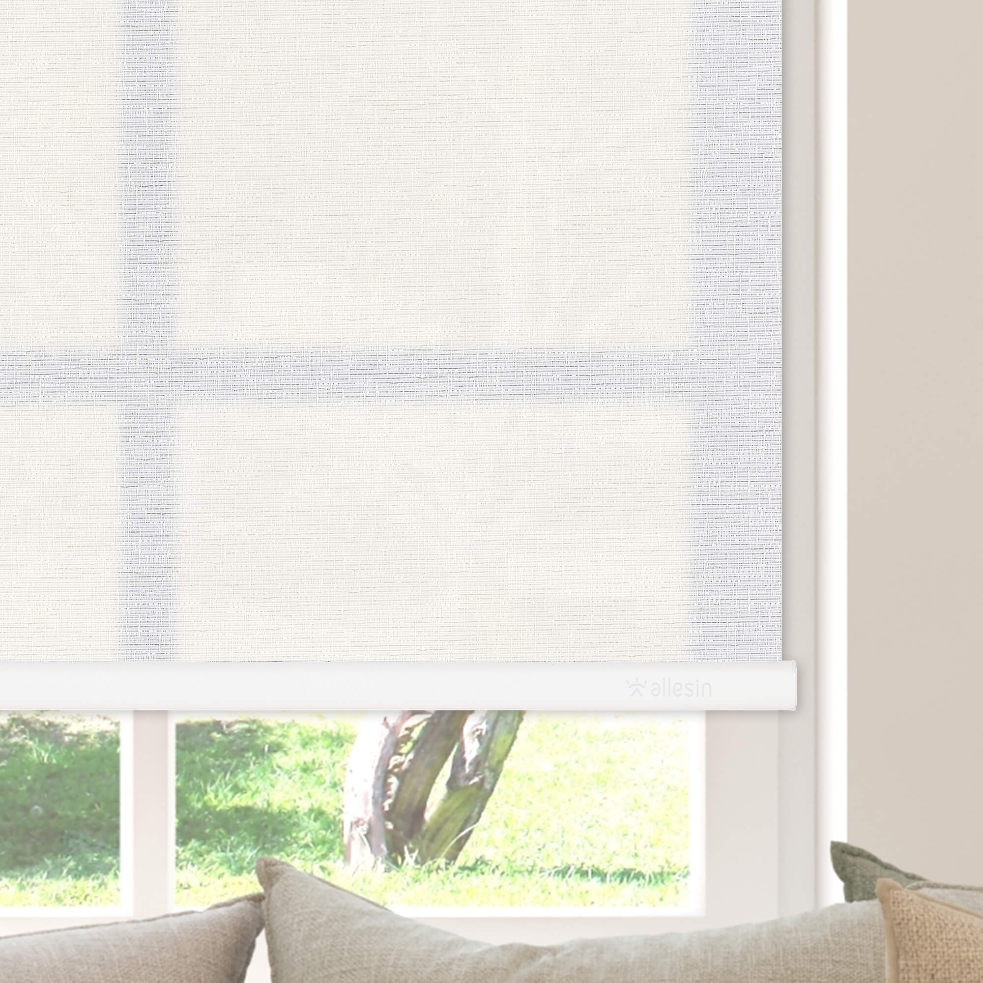 Allesin Motorized Light Filtering Roller Shades