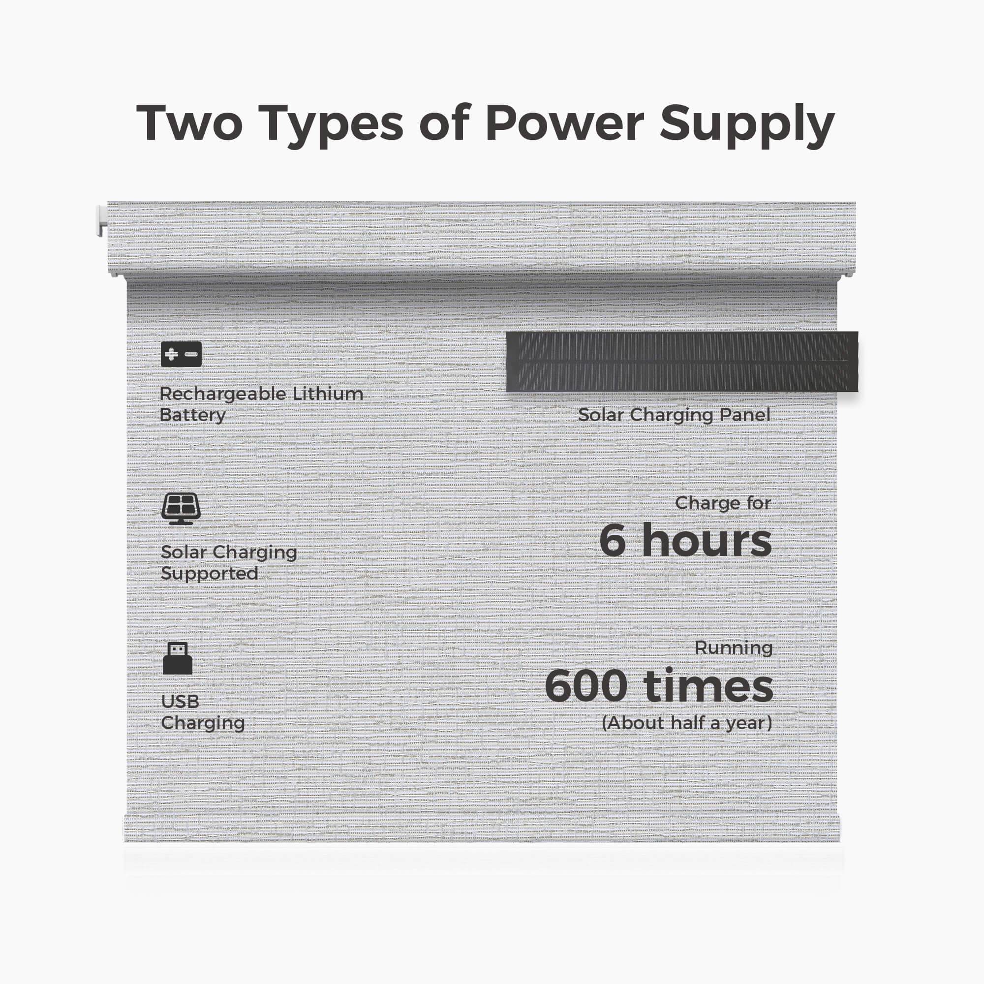 Allesin Prestige Motorized Blackout Roller Shades