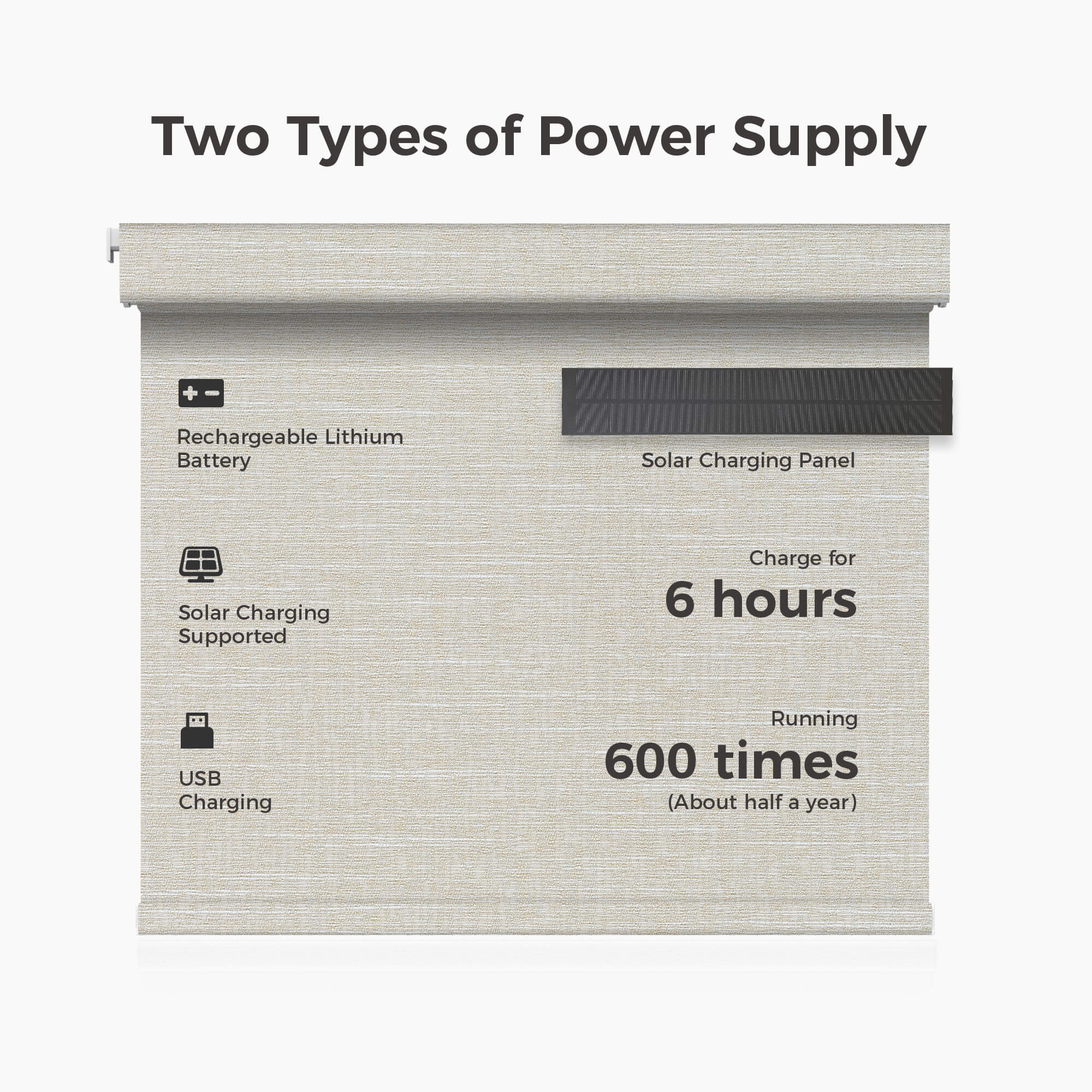 Allesin Prestige Motorized Blackout Roller Shades