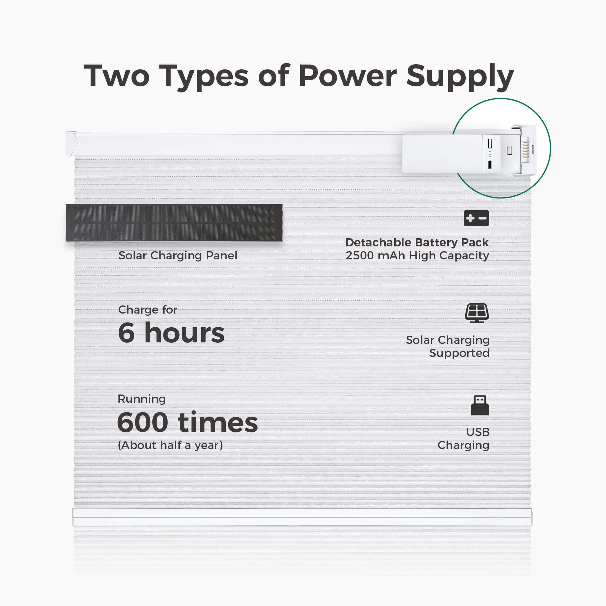 Allesin Select Motorized Blackout Honeycomb Shades