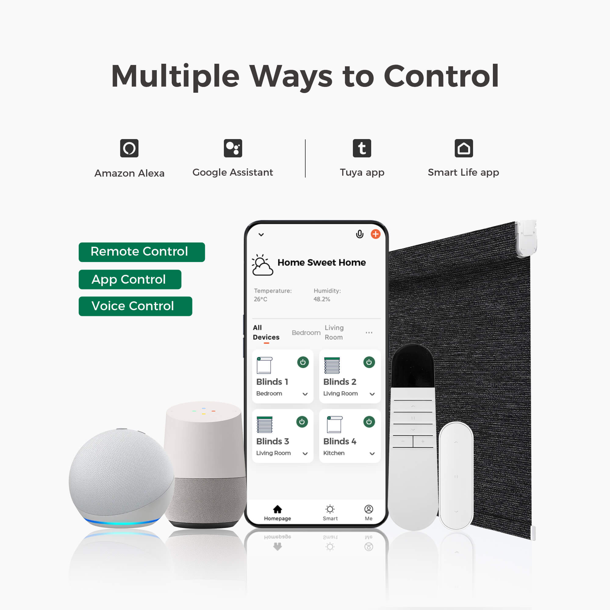 Allesin Prestige Motorized Blackout Roller Shades