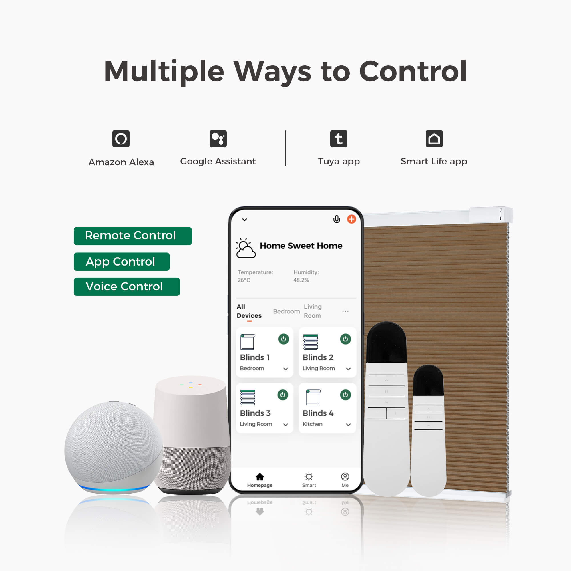 Allesin Select Motorized Blackout Honeycomb Shades