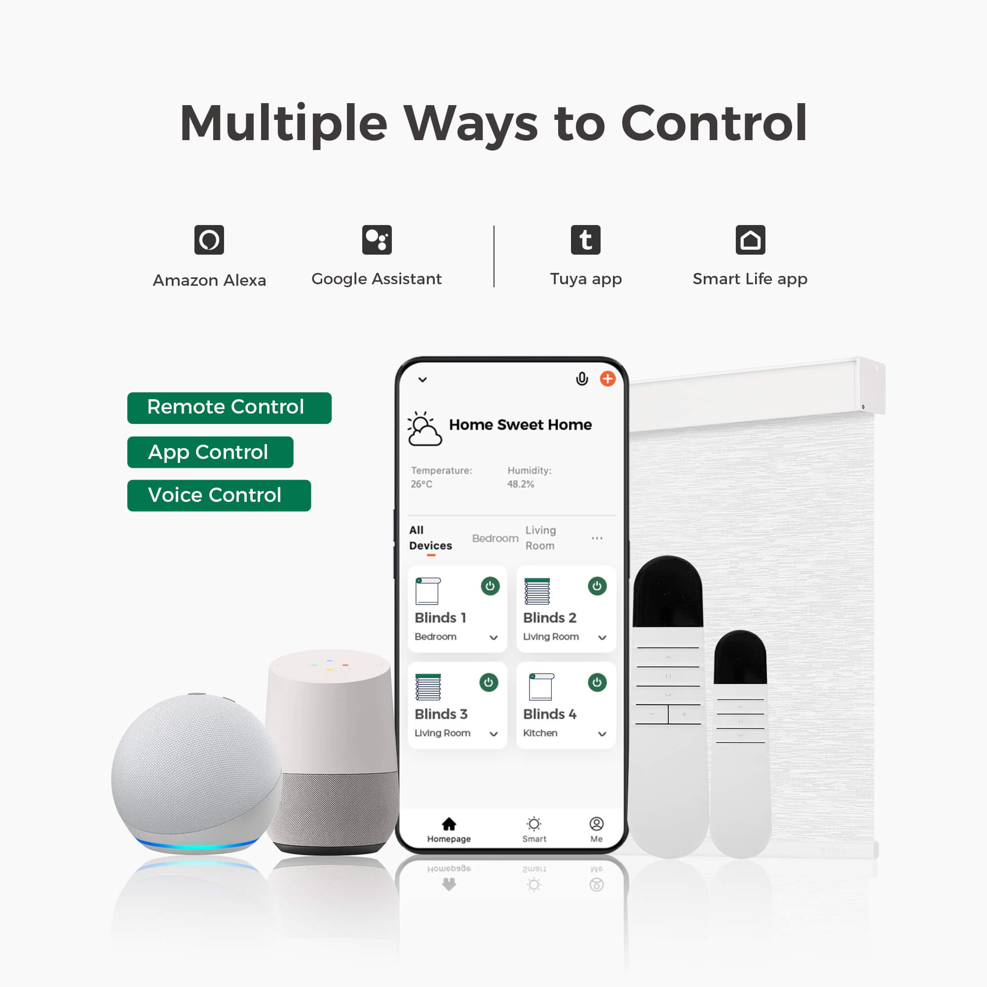 Allesin Select Motorized Blackout Roller Shades